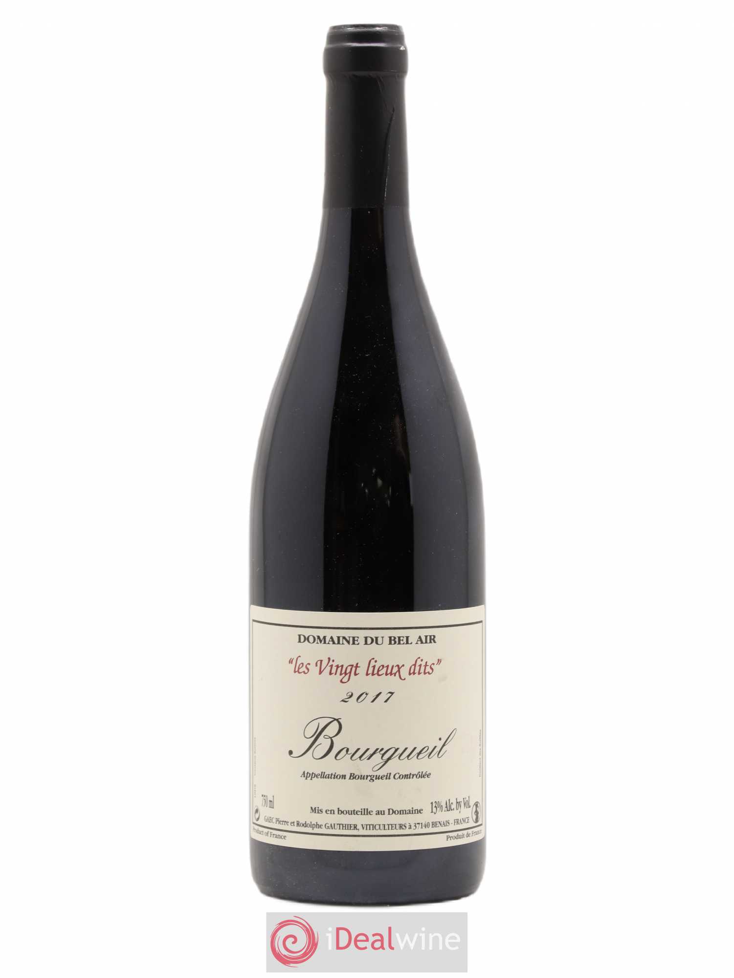 Bourgueil Vingt Lieux Dits Domaine du Bel Air (sans prix de réserve) 2017 - Lot de 1 bouteille - 0