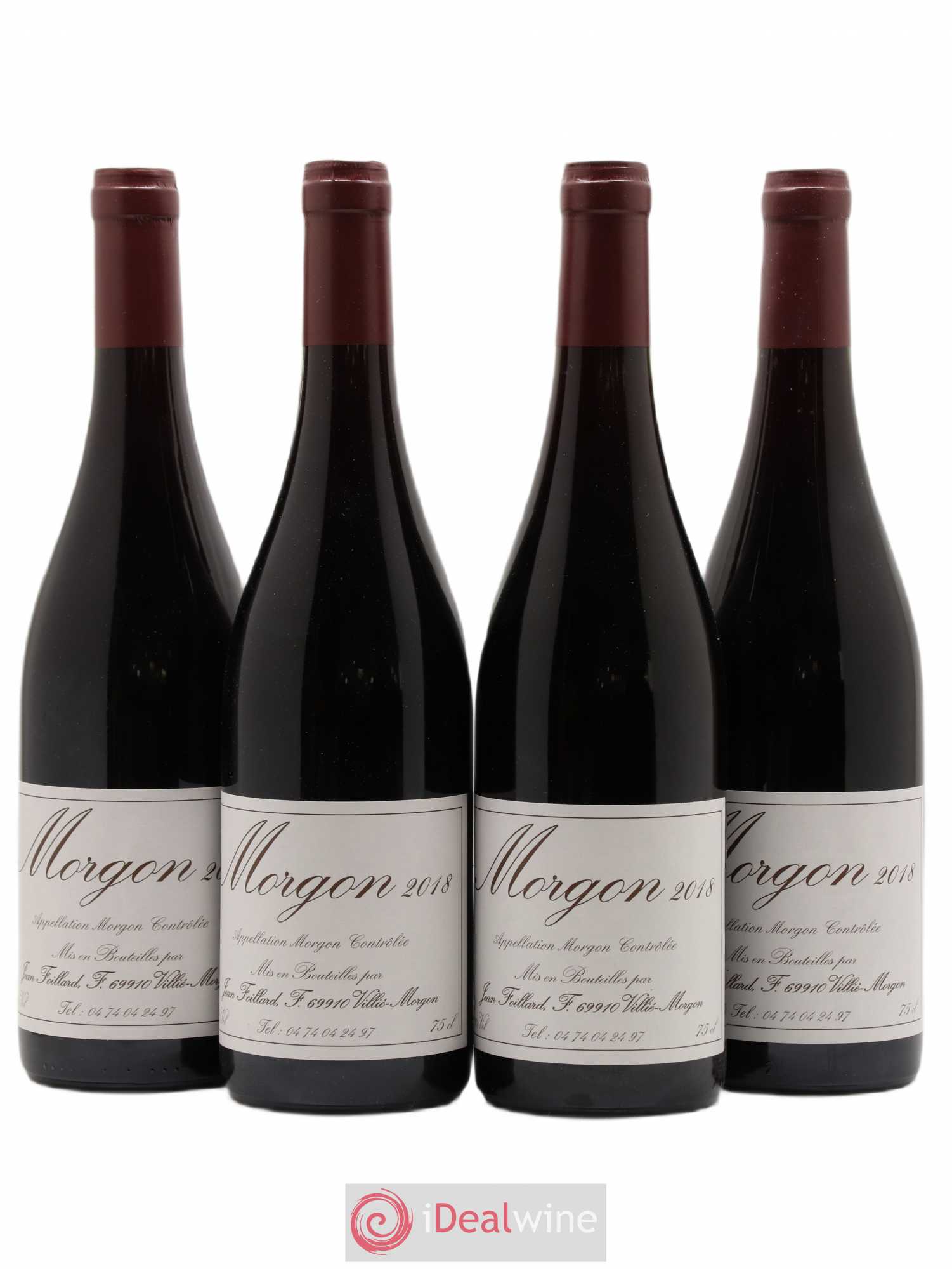 Morgon Jean Foillard (sans prix de réserve) 2018 - Lot de 4 bouteilles - 0