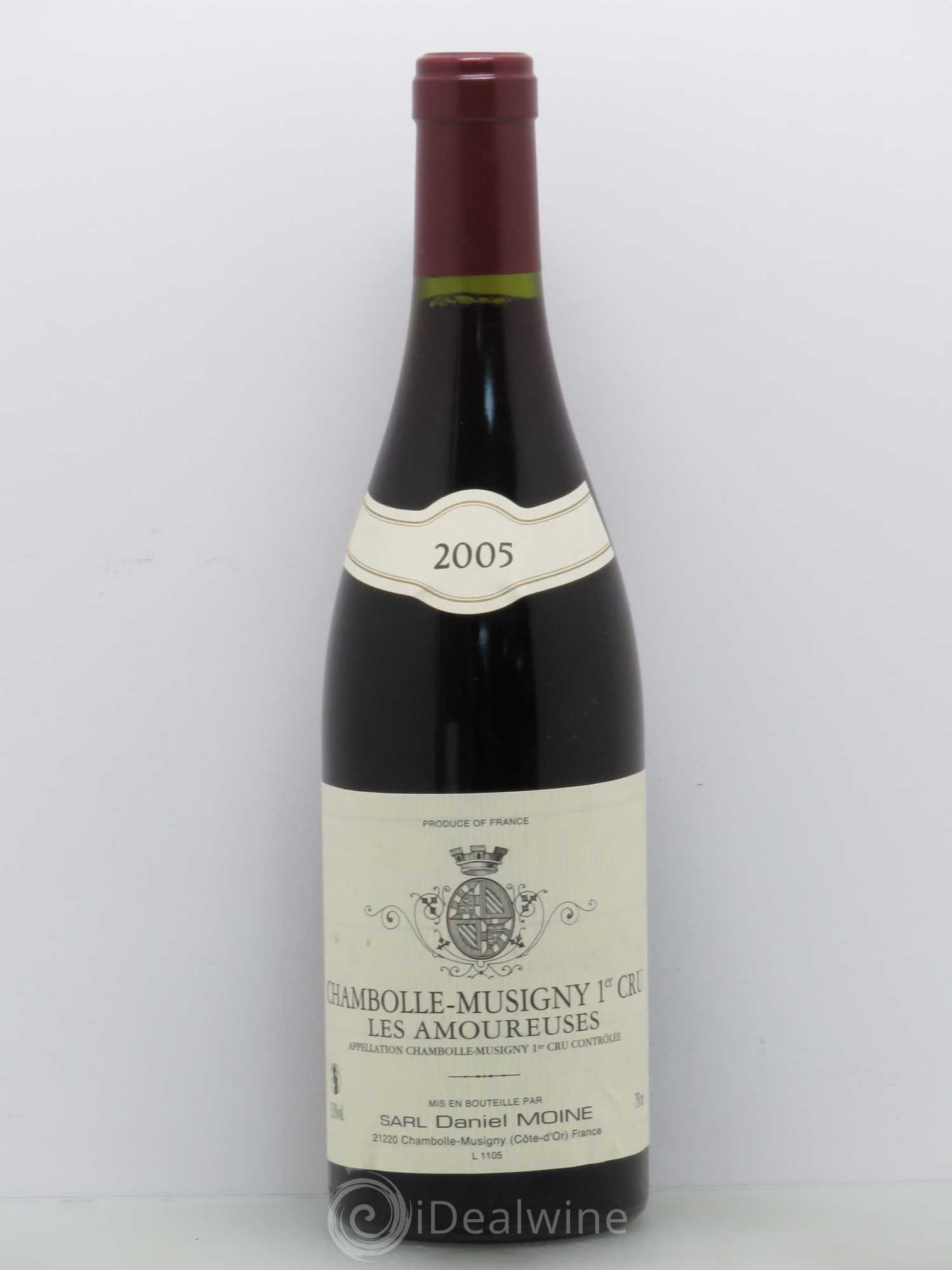 Chambolle-Musigny 1er Cru Les Amoureuses Moine-Hudelot (Domaine) 2005 - Lot de 1 bouteille - 0