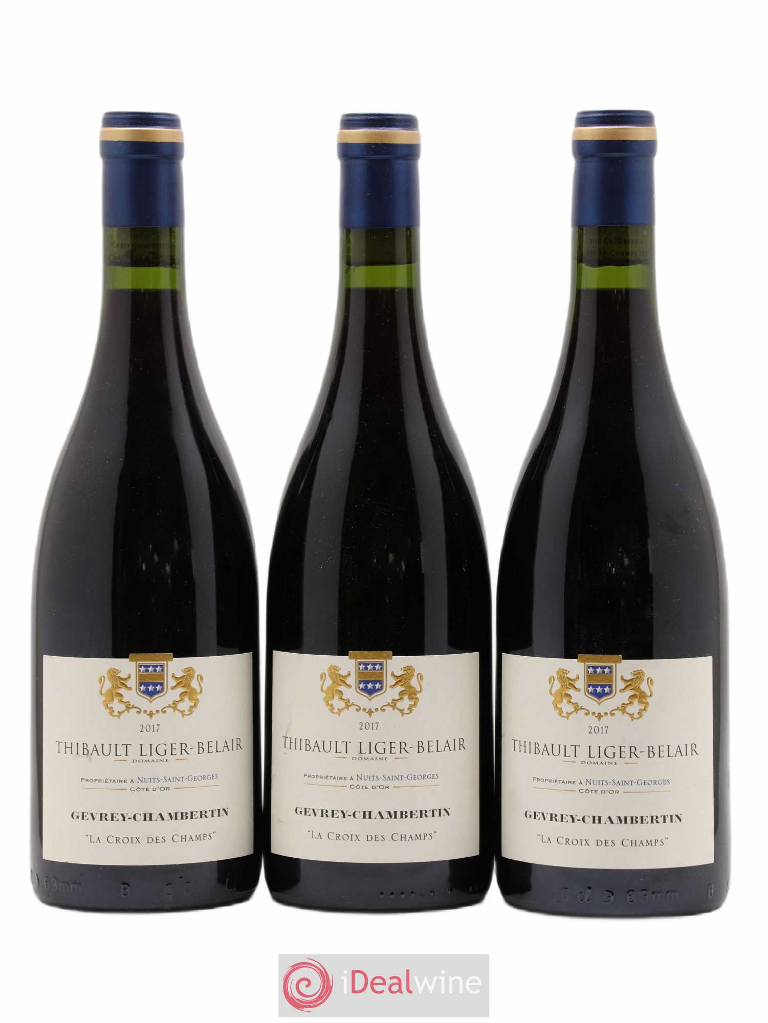 Gevrey-Chambertin La Croix des Champs Thibault Liger-Belair (sans prix de réserve) 2017 - Posten von 3 Flaschen - 0