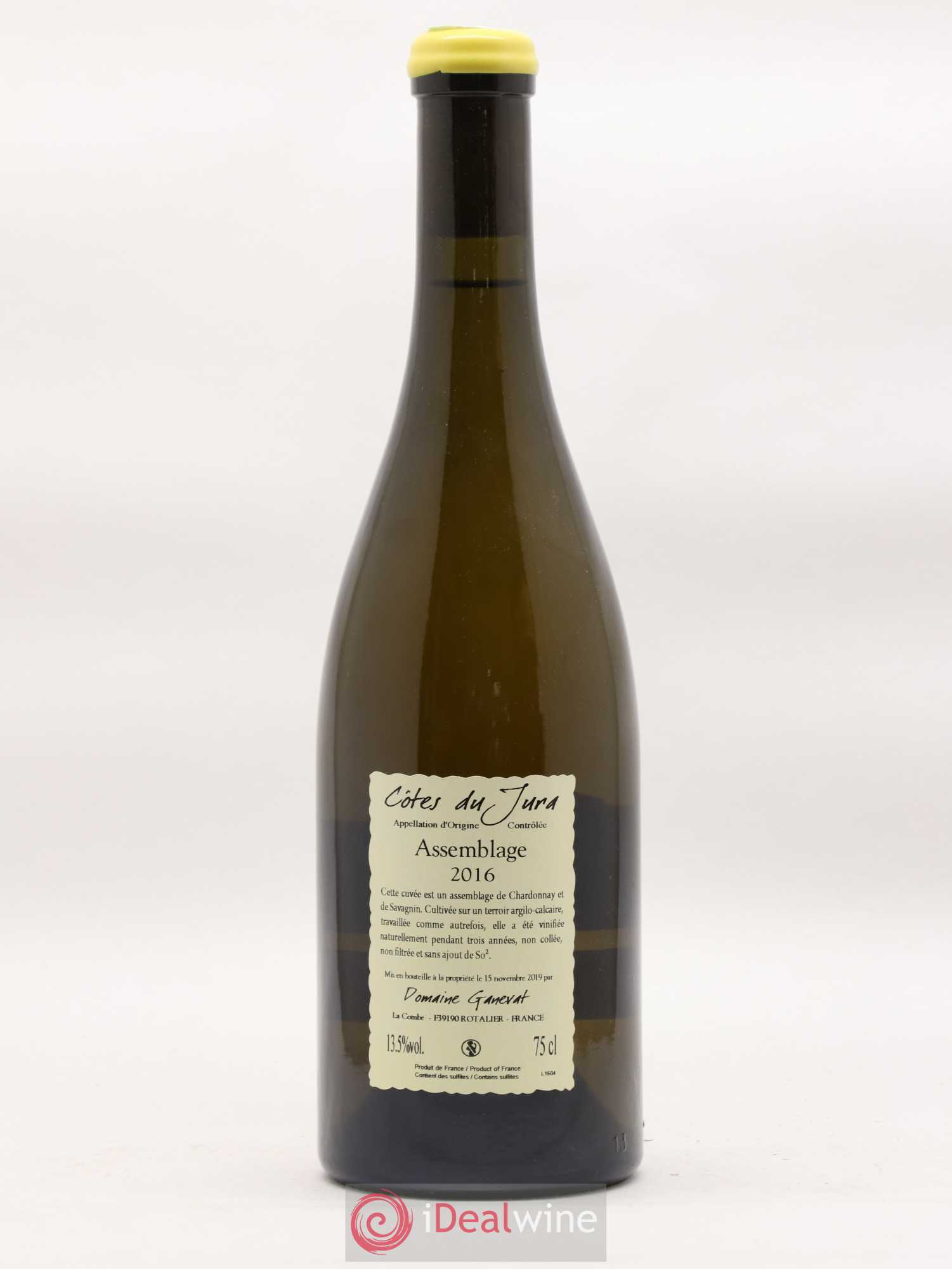 Côtes du Jura Cuvée Orégane Jean-François Ganevat (Domaine) (sans prix de réserve) 2016 - Lot de 1 bouteille - 1