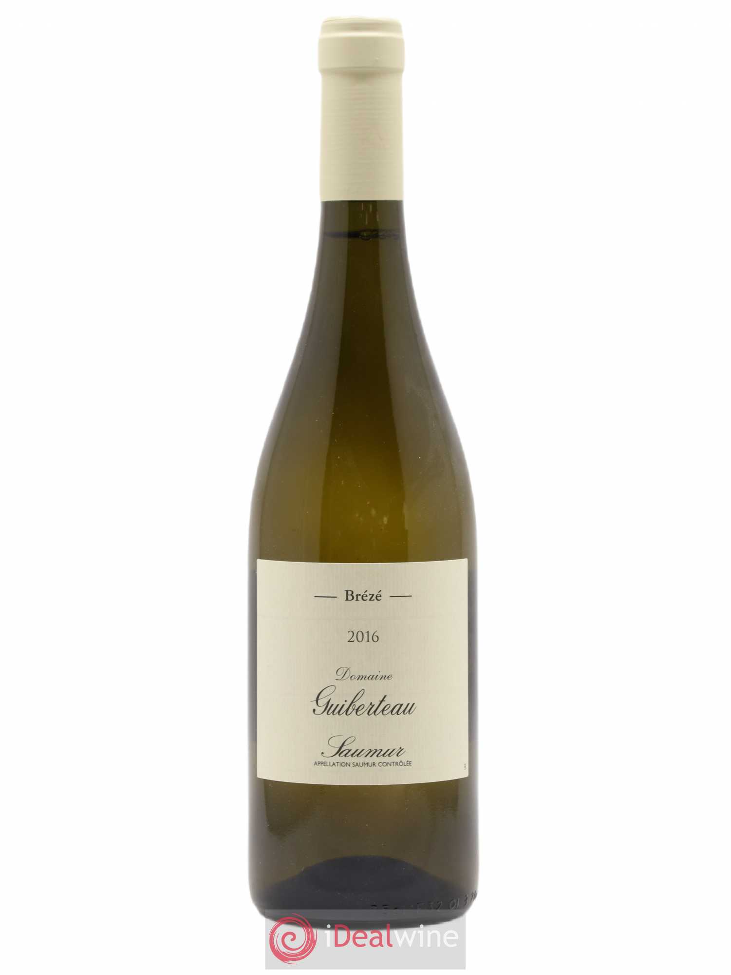 Saumur Brézé Domaine Guiberteau (sans prix de réserve) 2016 - Lot de 1 bouteille - 0