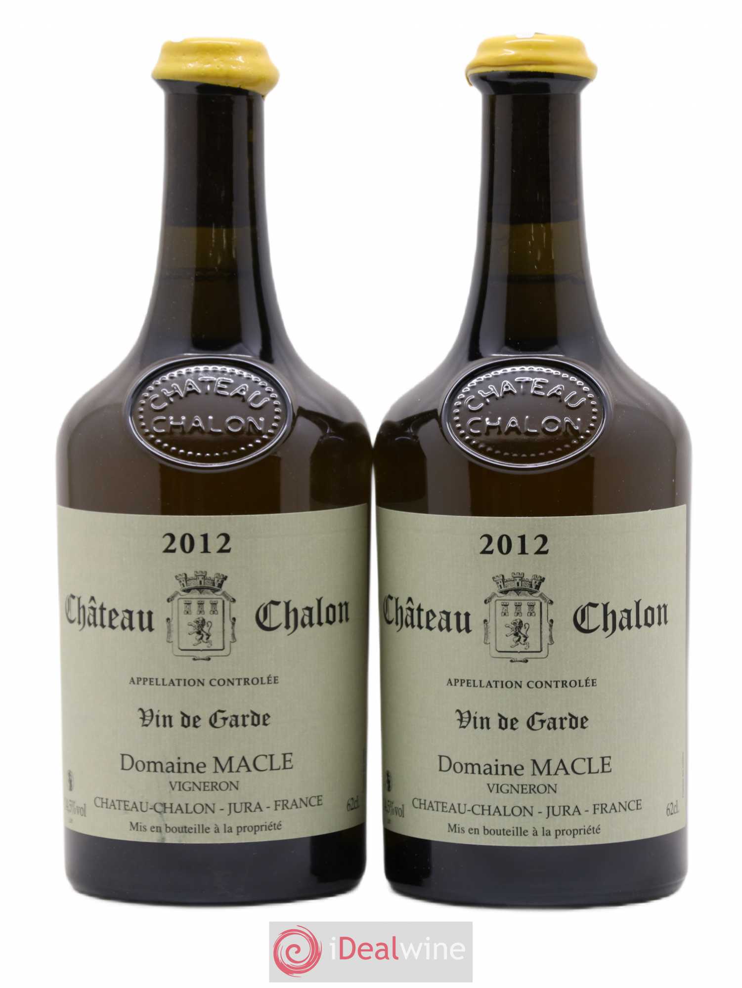Château-Chalon Jean Macle (sans prix de réserve) 2012 - Lot de 2 bouteilles - 0