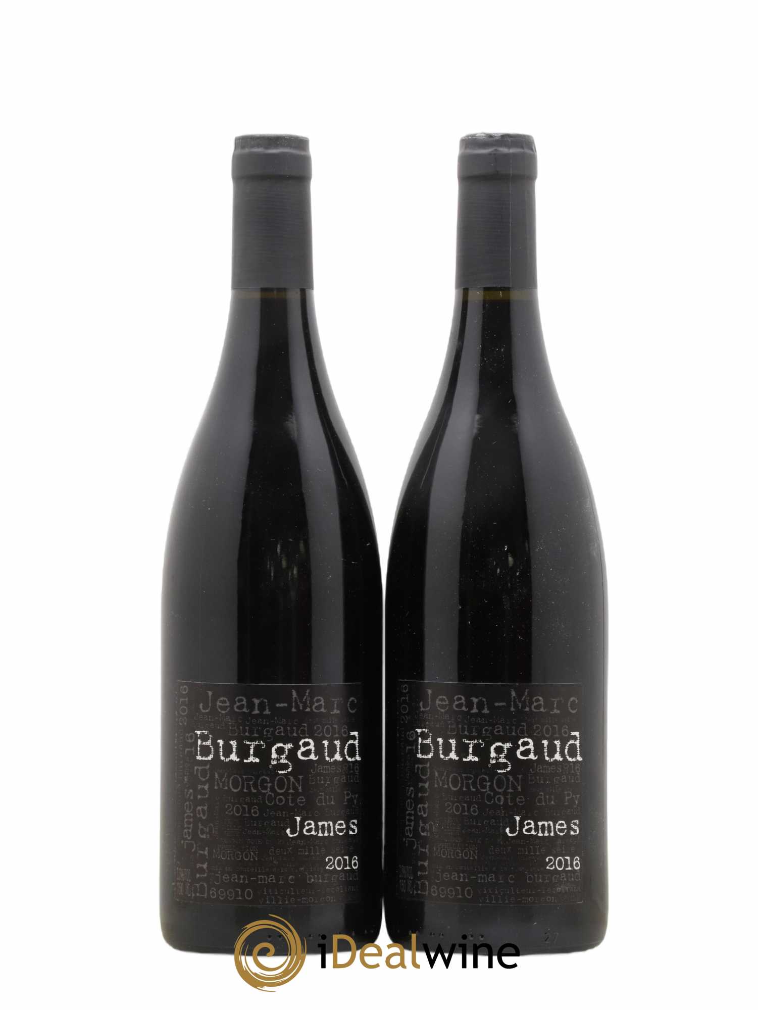 Morgon Côte du Py James Jean-Marc Burgaud (Domaine) (no reserve) 2016 - Lot of 2 bottles - 0
