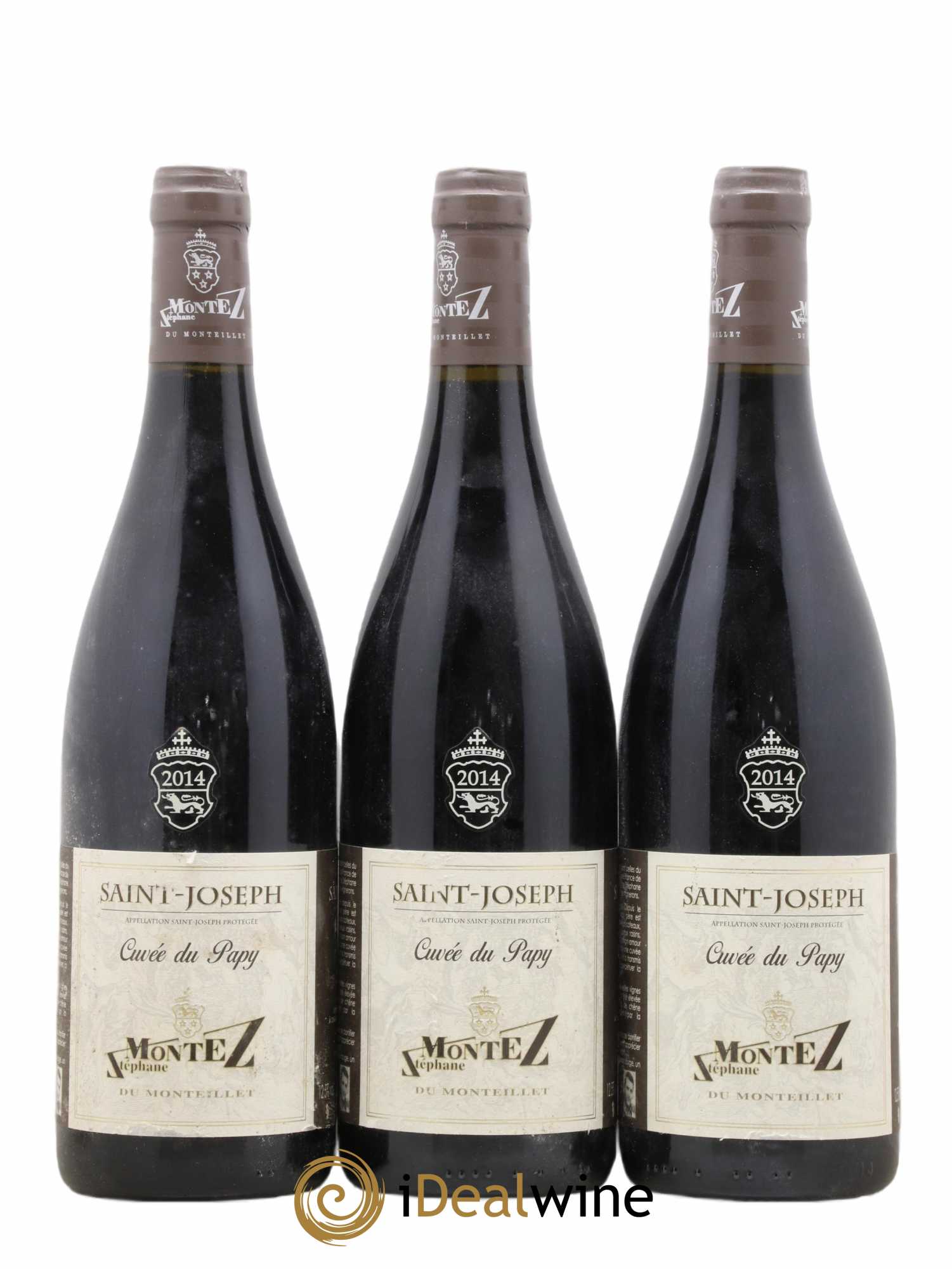Saint-Joseph Cuvée du Papy Monteillet (Domaine du) - Stéphane Montez 2014 - Lot de 3 bouteilles - 0