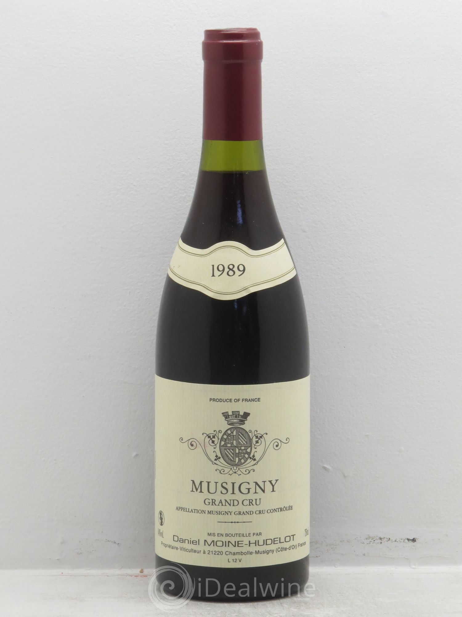 Musigny Grand Cru Moine-Hudelot (Domaine) 1989 - Lot de 1 bouteille - 0
