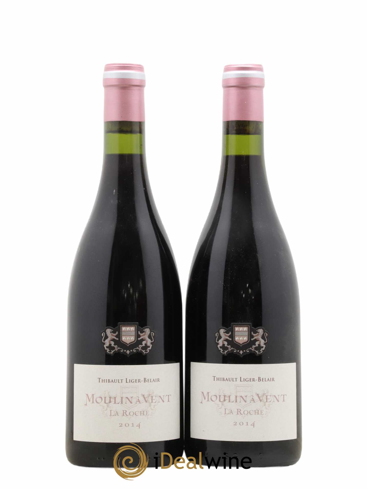Moulin-à-Vent La Roche Thibault Liger-Belair (sans prix de réserve) 2014 - Lot de 2 bouteilles - 0