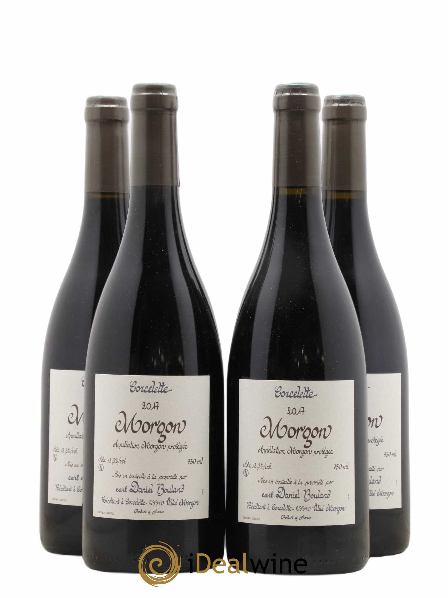 Morgon Corcelette Daniel Bouland (Domaine) (senza prezzo di riserva) 2017 - Lotto di 4 bottiglie - 0