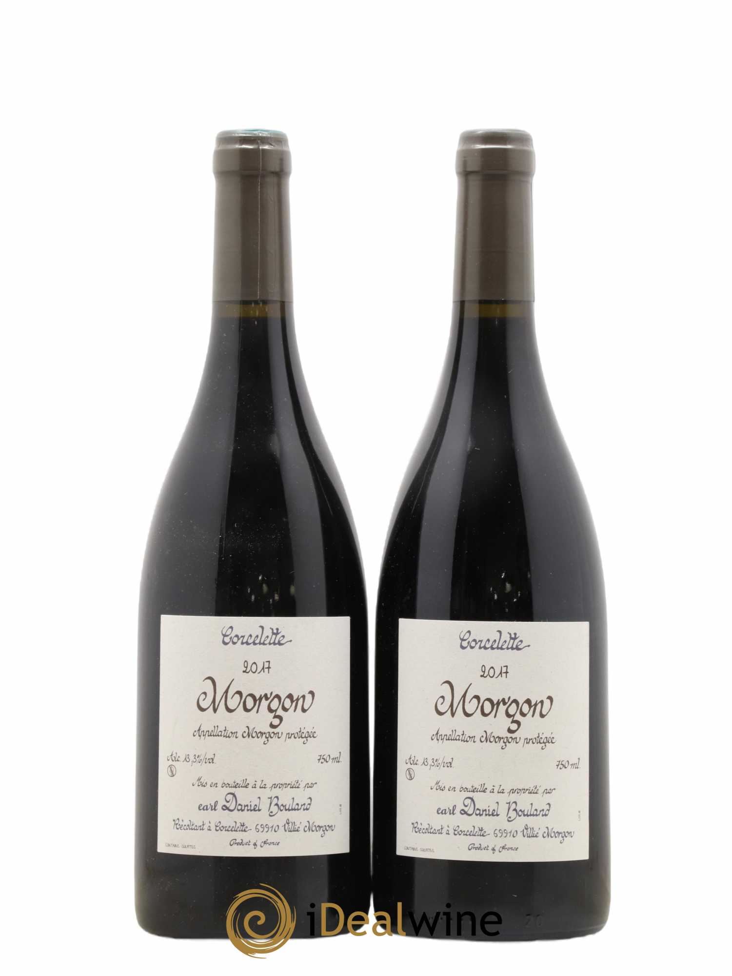 Morgon Corcelette Daniel Bouland (Domaine) (sans prix de réserve) 2017 - Lot de 2 bouteilles - 0