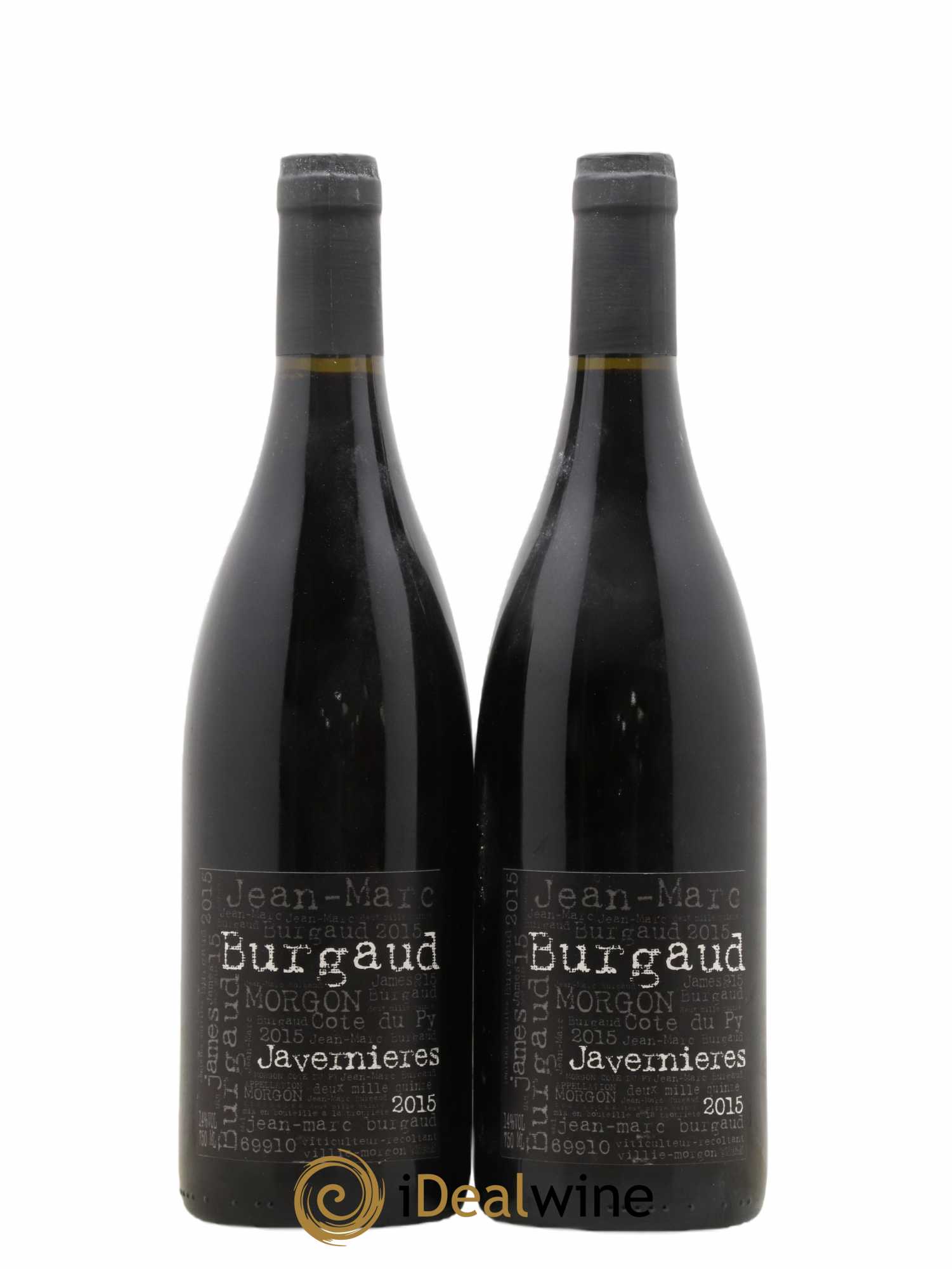 Morgon Javernières Jean-Marc Burgaud (Domaine) (sans prix de réserve) 2015 - Lot de 2 bouteilles - 0