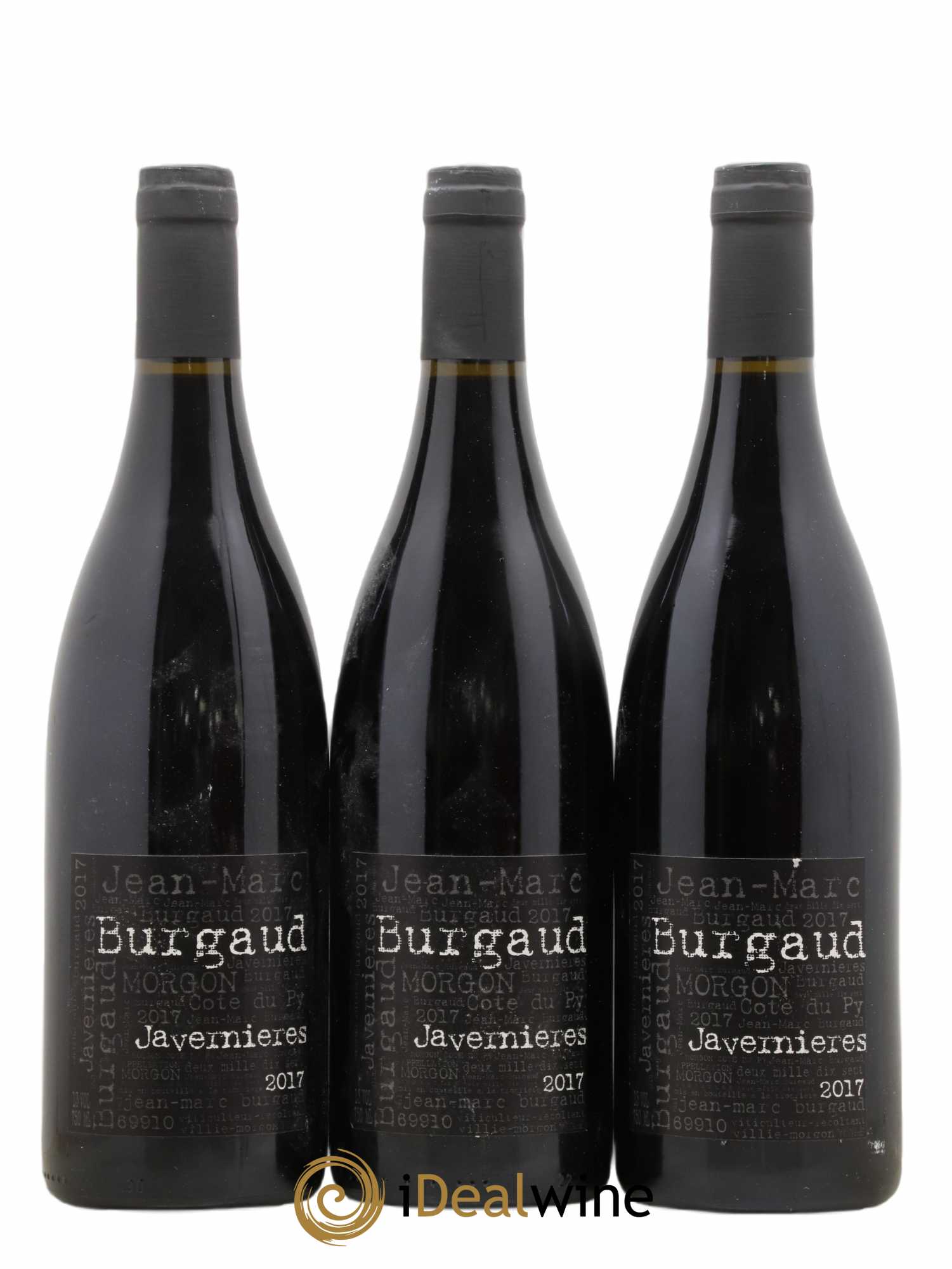 Morgon Javernières Jean-Marc Burgaud (Domaine) (no reserve) 2017 - Lot of 3 bottles - 0