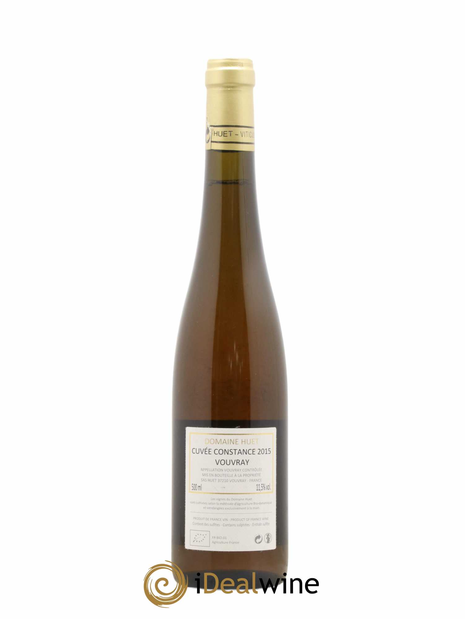 Vouvray Cuvée Constance Domaine Huet 50cl (senza prezzo di riserva) 2015 - Lotto di 1 bottiglia - 1