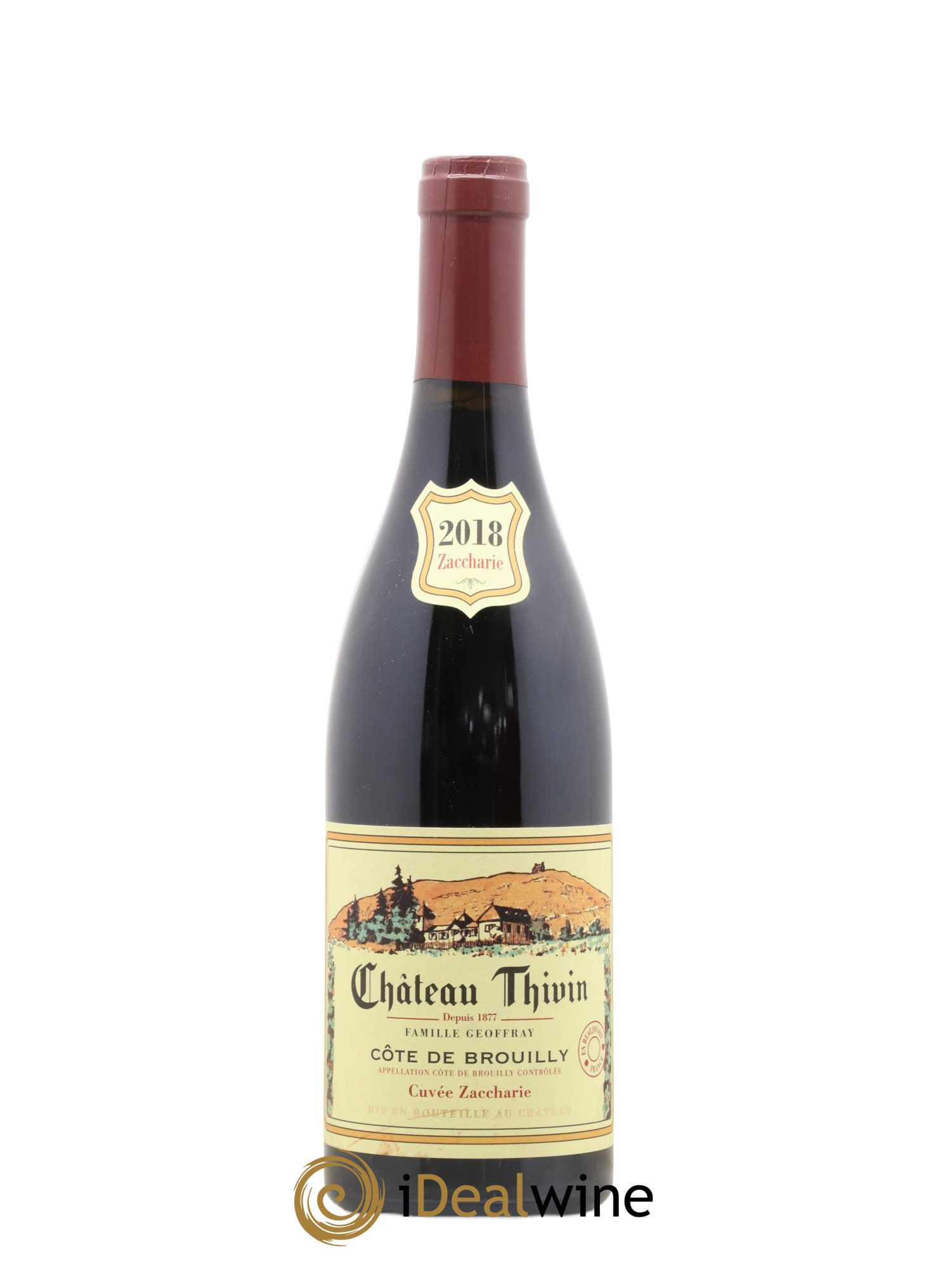 Côte de Brouilly Cuvée Zaccharie Château Thivin (sans prix de réserve) 2018 - Lot de 1 bouteille - 0