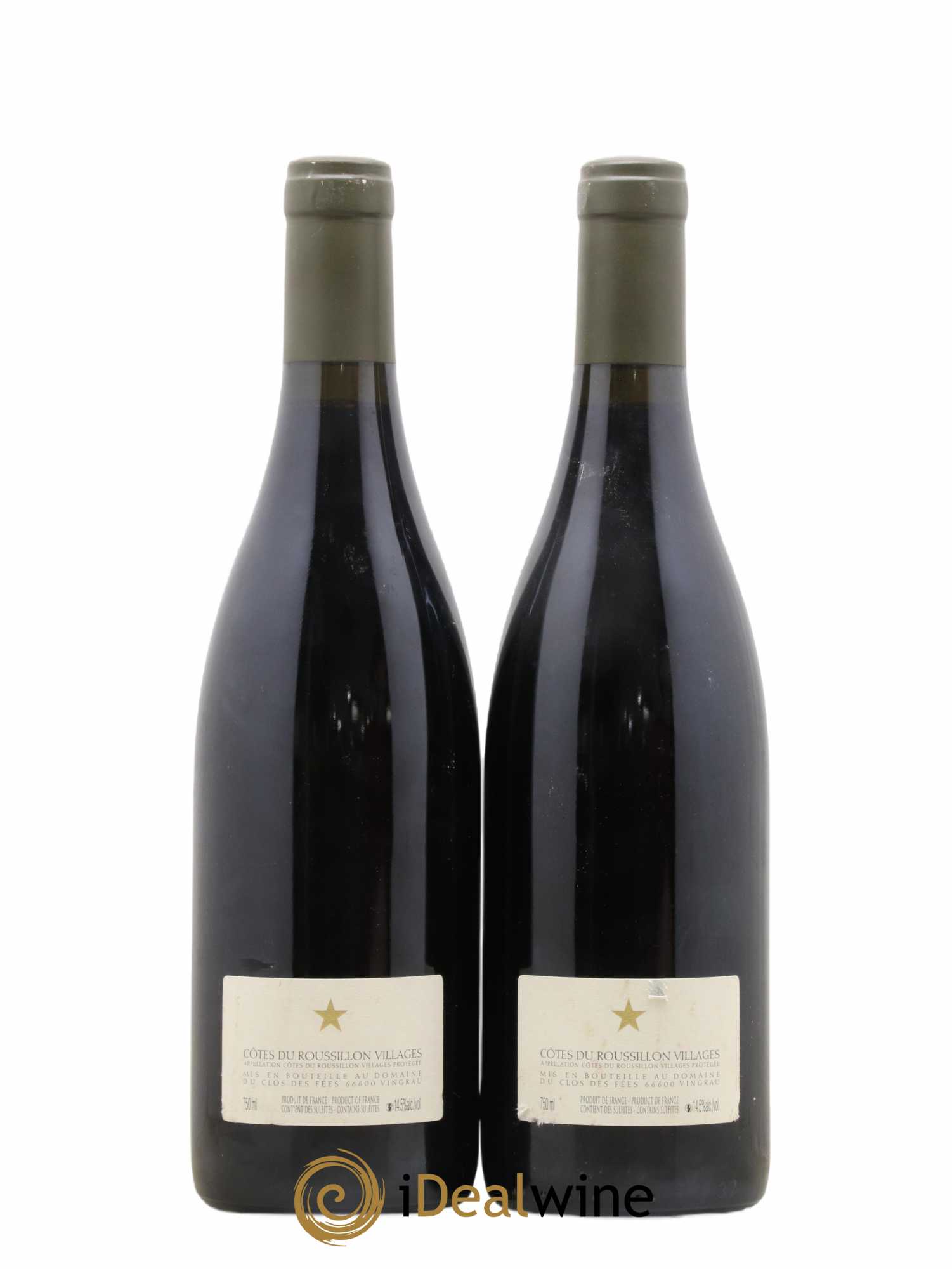 Côtes du Roussillon Villages Clos des Fées Hervé Bizeul (sans prix de réserve) 2014 - Lot de 2 bouteilles - 1