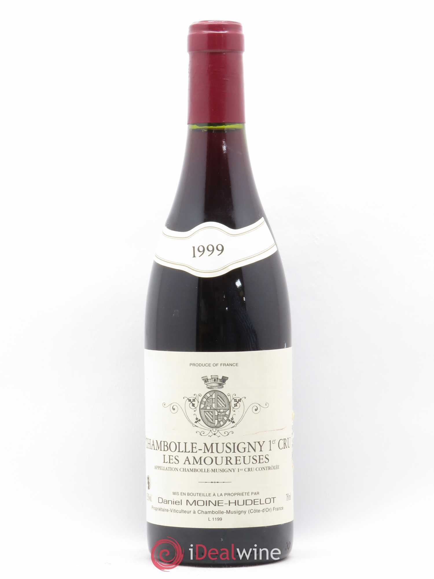 Chambolle-Musigny 1er Cru Les Amoureuses Moine-Hudelot (Domaine) (sans prix de réserve) 1999 - Lot de 1 bouteille - 0