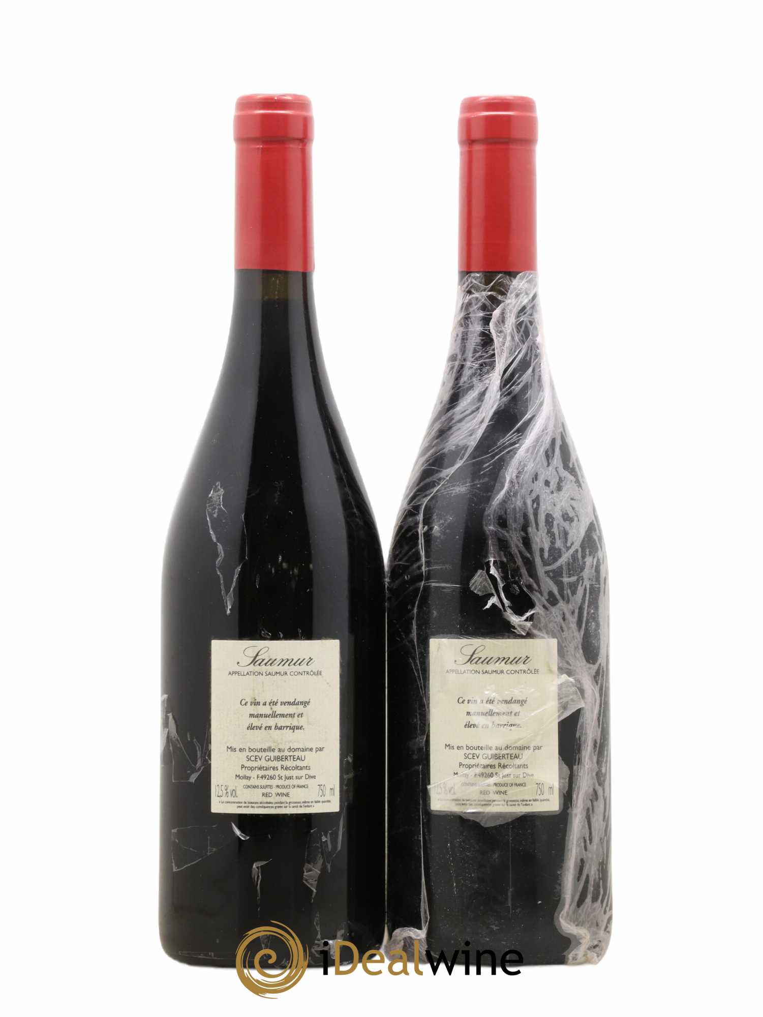 Saumur Les Arboises Domaine Guiberteau (sans prix de réserve) 2014 - Lot de 2 bouteilles - 1