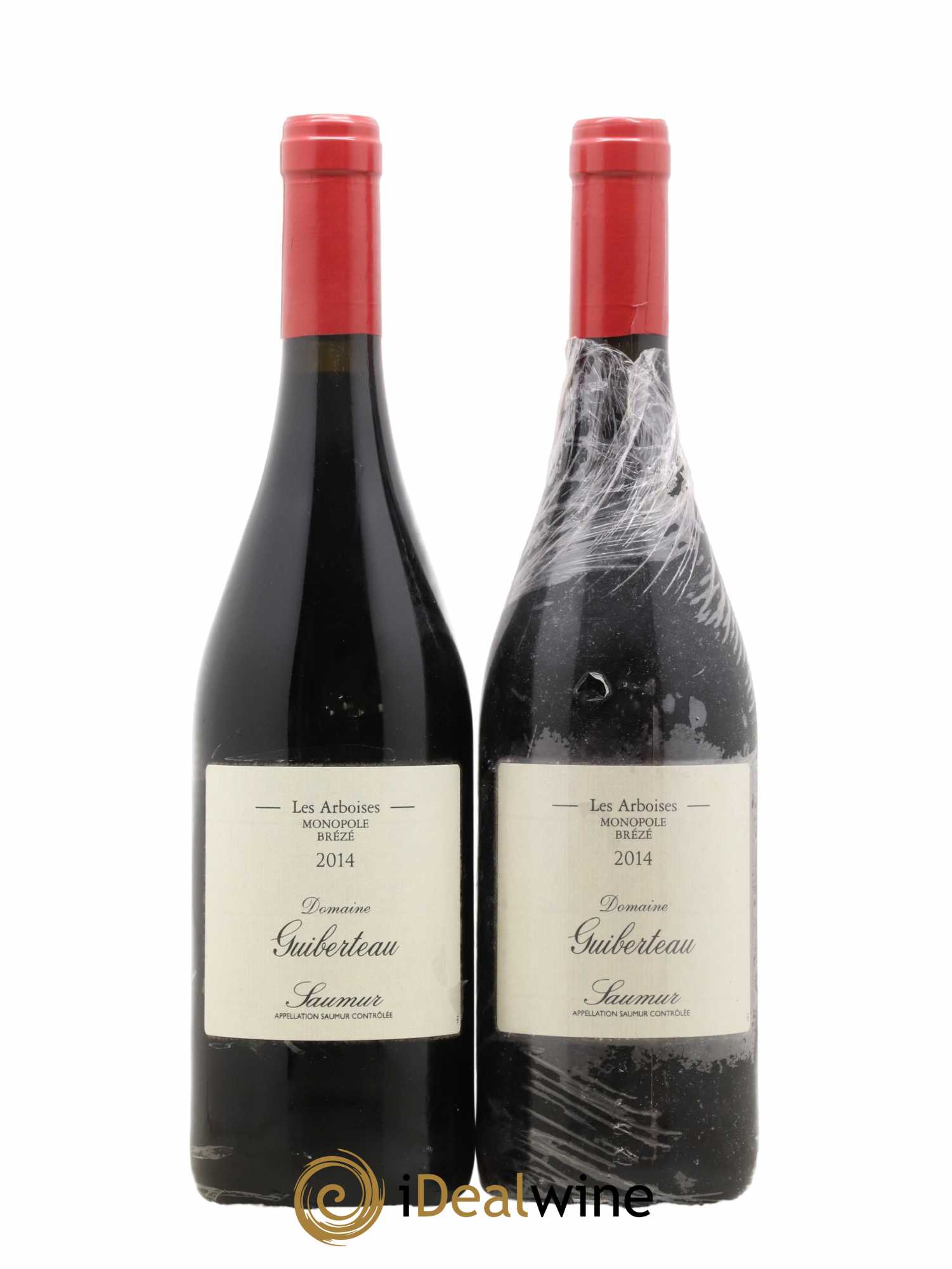 Saumur Les Arboises Domaine Guiberteau (sans prix de réserve) 2014 - Lot de 2 bouteilles - 0