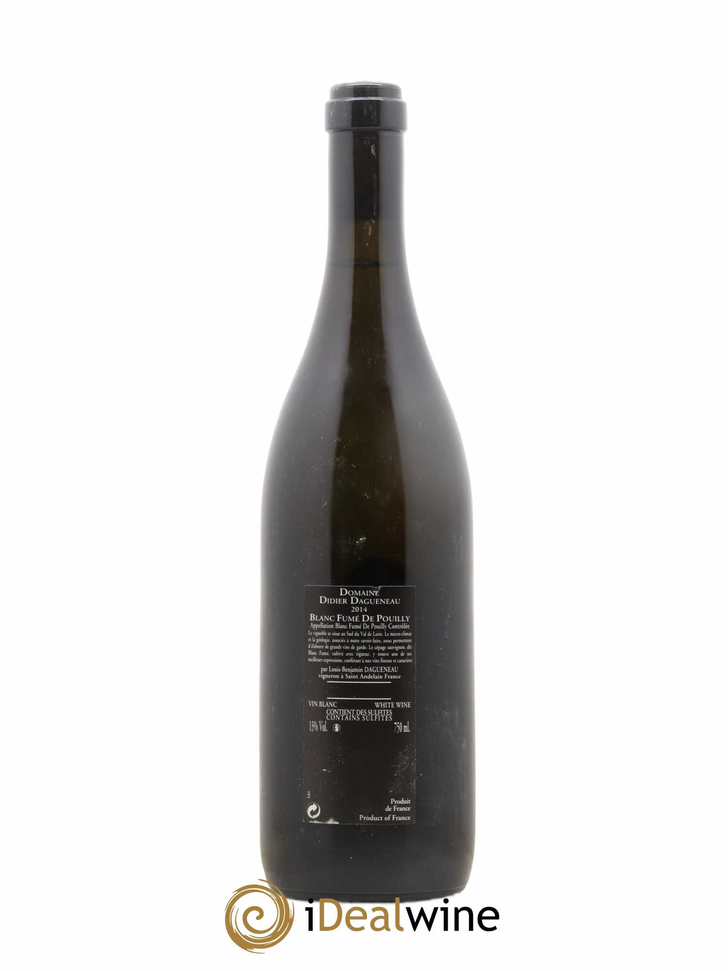 Vin de France (anciennement Pouilly-Fumé) Silex Dagueneau (Domaine Didier - Louis-Benjamin)  (sans prix de réserve) 2014 - Lot de 1 bouteille - 1