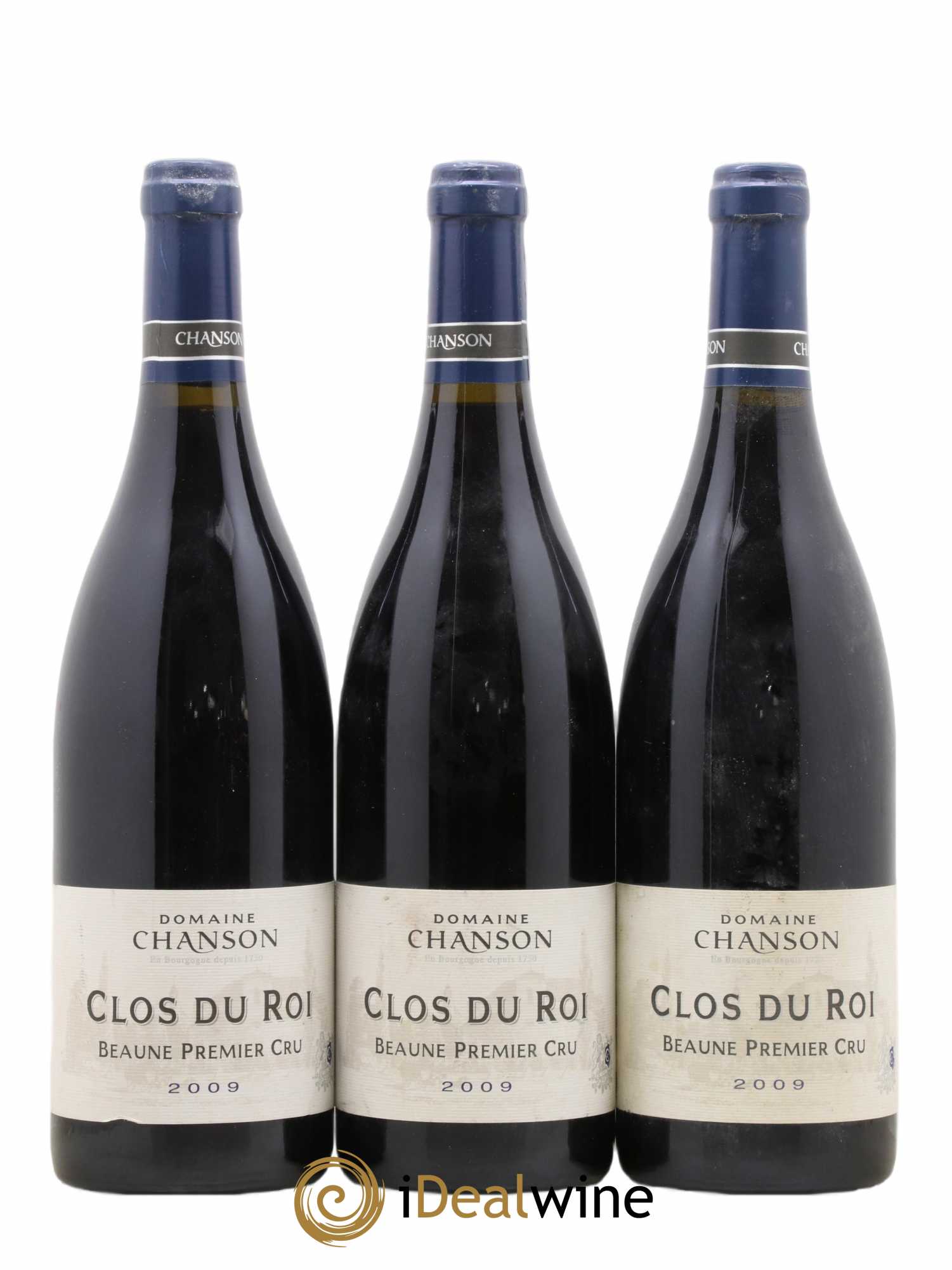 Beaune 1er Cru Clos du Roi Chanson (Domaine) 2009 - Lot of 3 bottles - 0