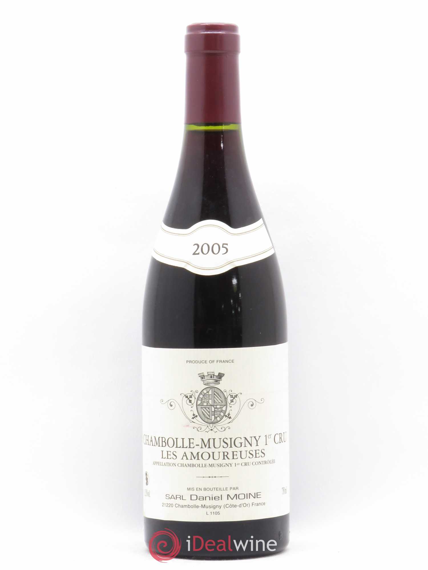 Chambolle-Musigny 1er Cru Les Amouresuses Daniel Moine (sans prix de réserve) 2005 - Posten von 1 Flasche - 0