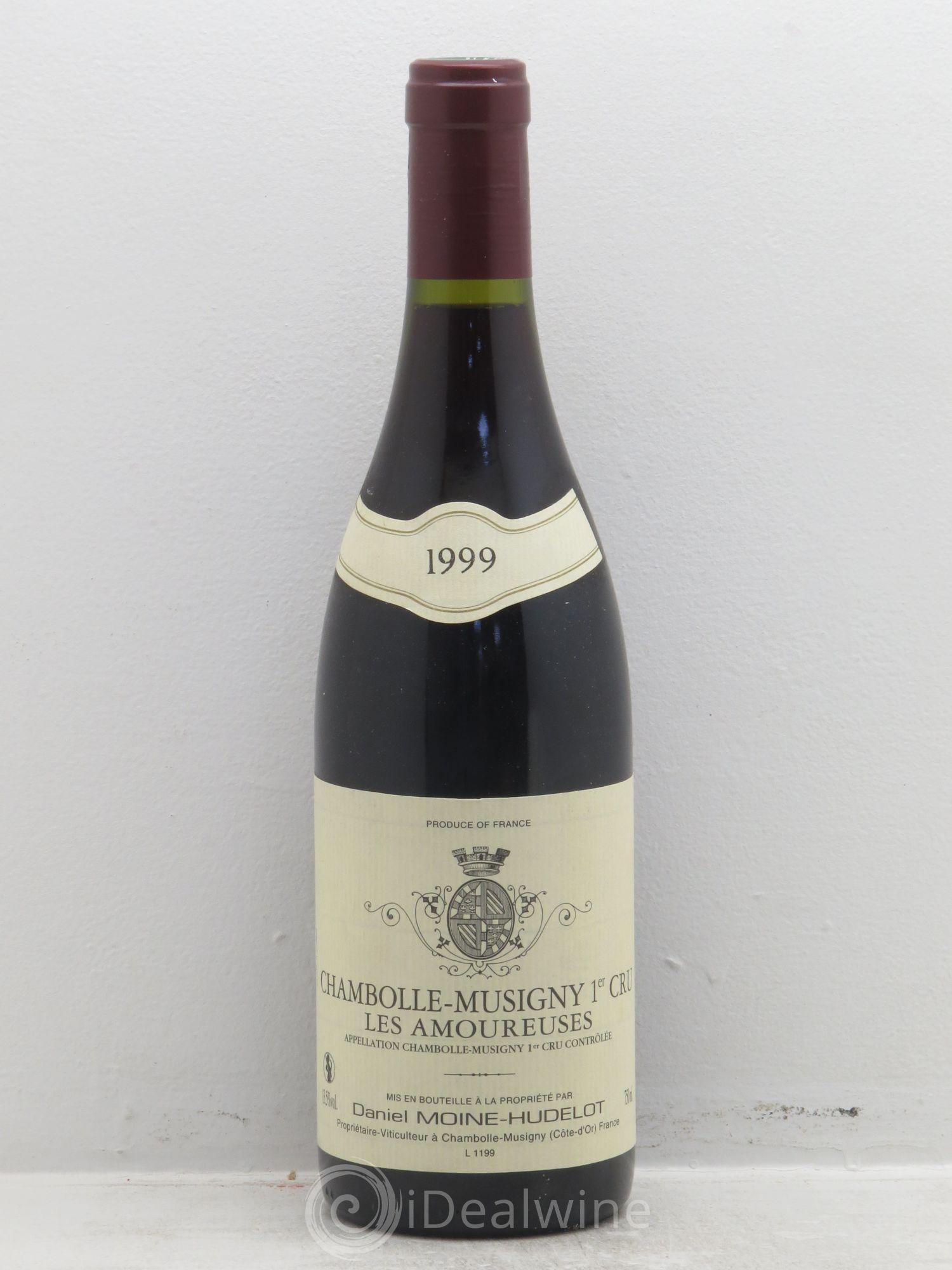 Chambolle-Musigny 1er Cru Les Amoureuses Moine-Hudelot (Domaine) 1999 - Lot de 1 bouteille - 0