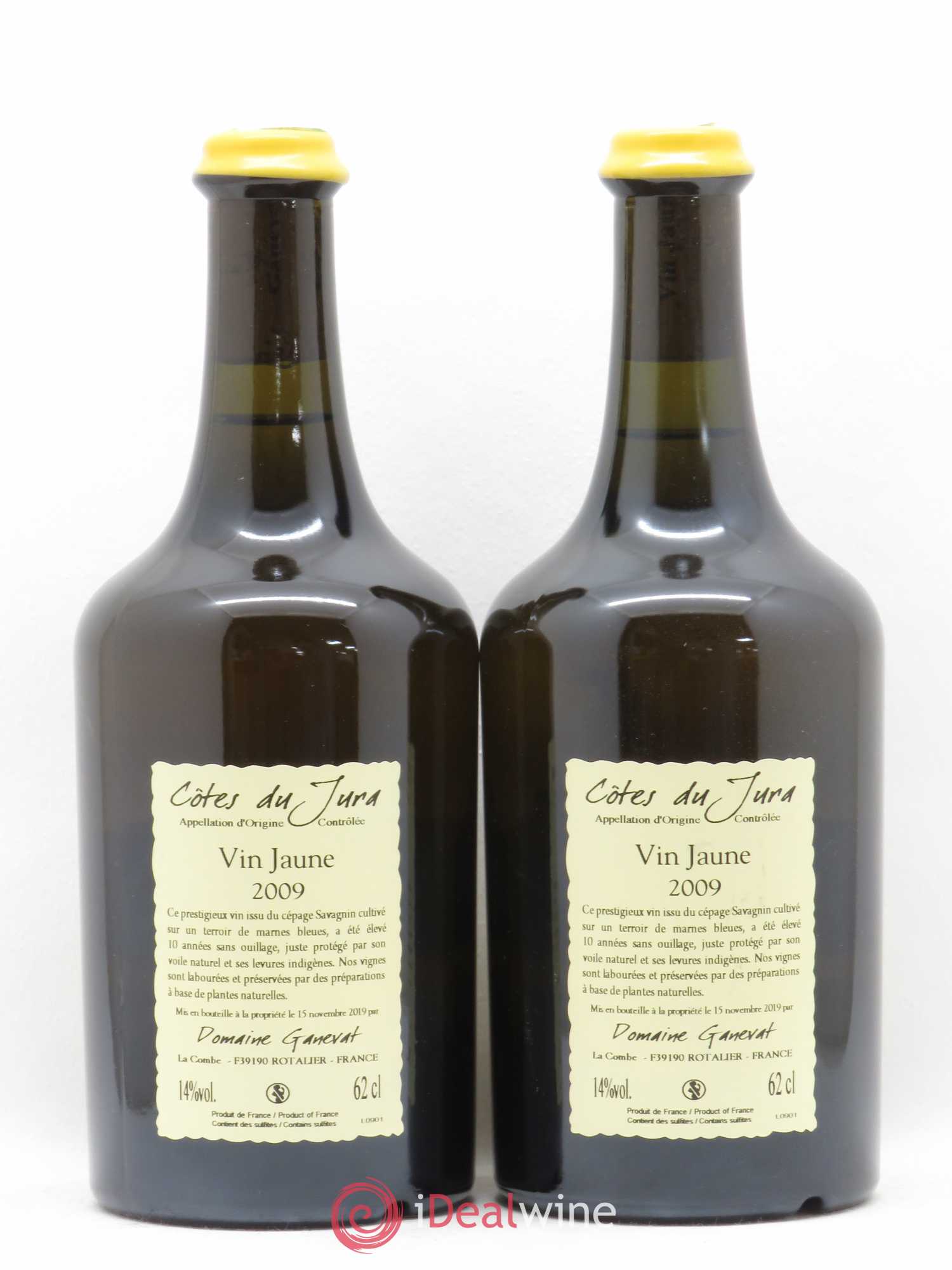 Côtes du Jura Vin Jaune Jean-François Ganevat (Domaine) (sans prix de réserve) 2009 - Lot de 2 bouteilles - 1