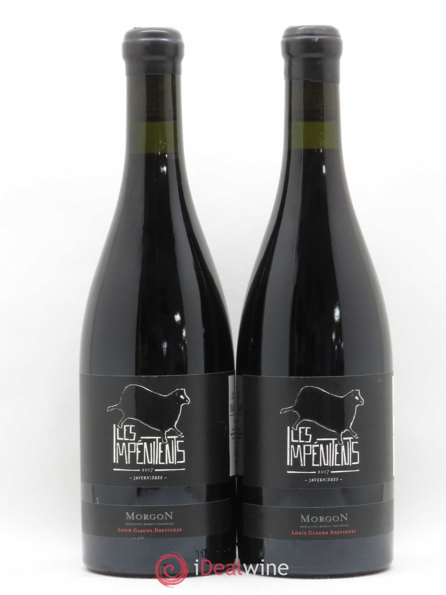 Morgon Javernières Les Impénitents Louis-Claude Desvignes (sans prix de réserve) 2017 - Lot de 2 bouteilles - 0