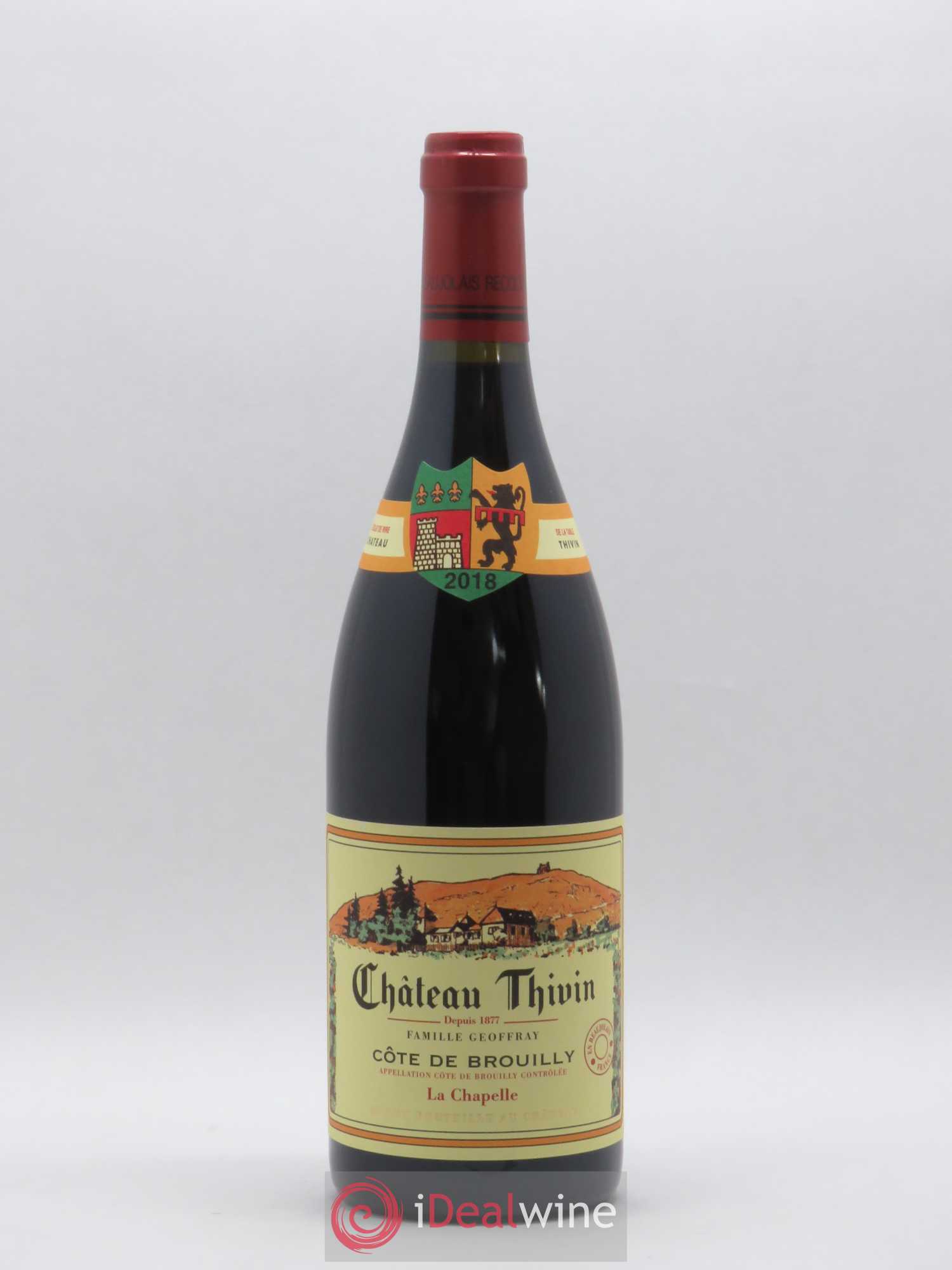 Côte de Brouilly Cuvée La Chapelle Château Thivin (sans prix de réserve) 2018 - Lot de 1 bouteille - 0