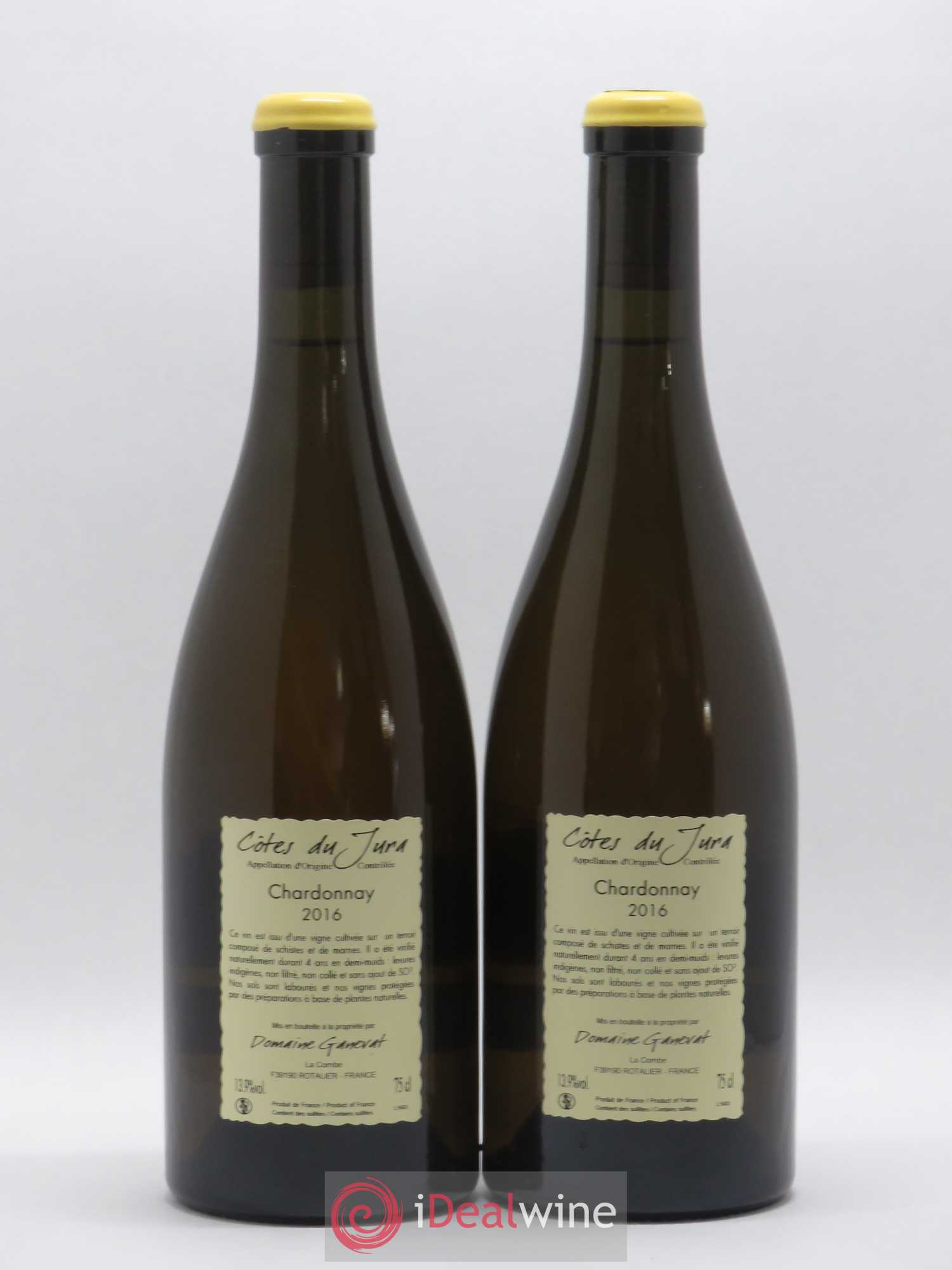 Côtes du Jura Grusse en Billat Jean-François Ganevat (Domaine) (sans prix de réserve) 2016 - Lot de 2 bouteilles - 1