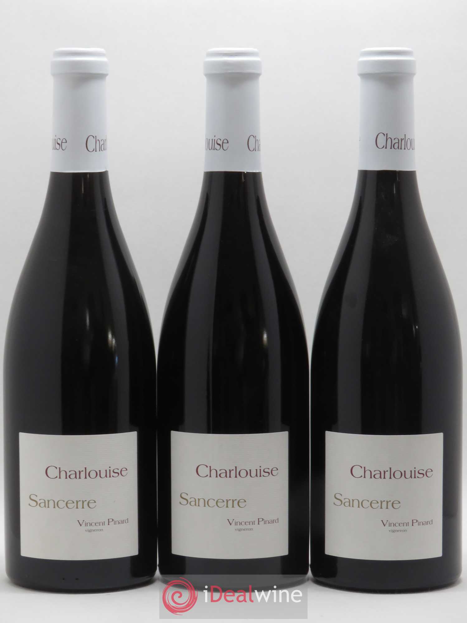 Sancerre Charlouise Vincent Pinard (sans prix de réserve) 2017 - Lot de 3 bouteilles - 0