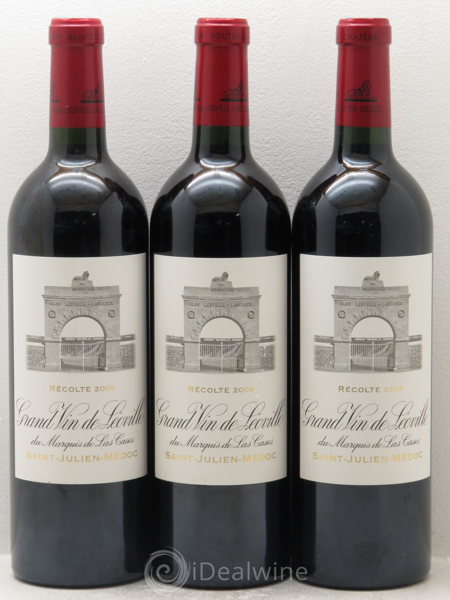 Château Léoville Las Cases 2ème Grand Cru Classé 2009 - Lot de 3 bouteilles - 0