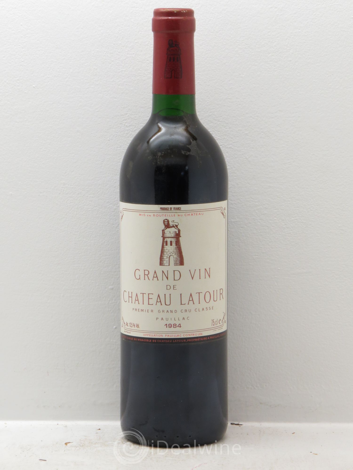 Château Latour 1er Grand Cru Classé 1984 - Lot de 1 bouteille - 0