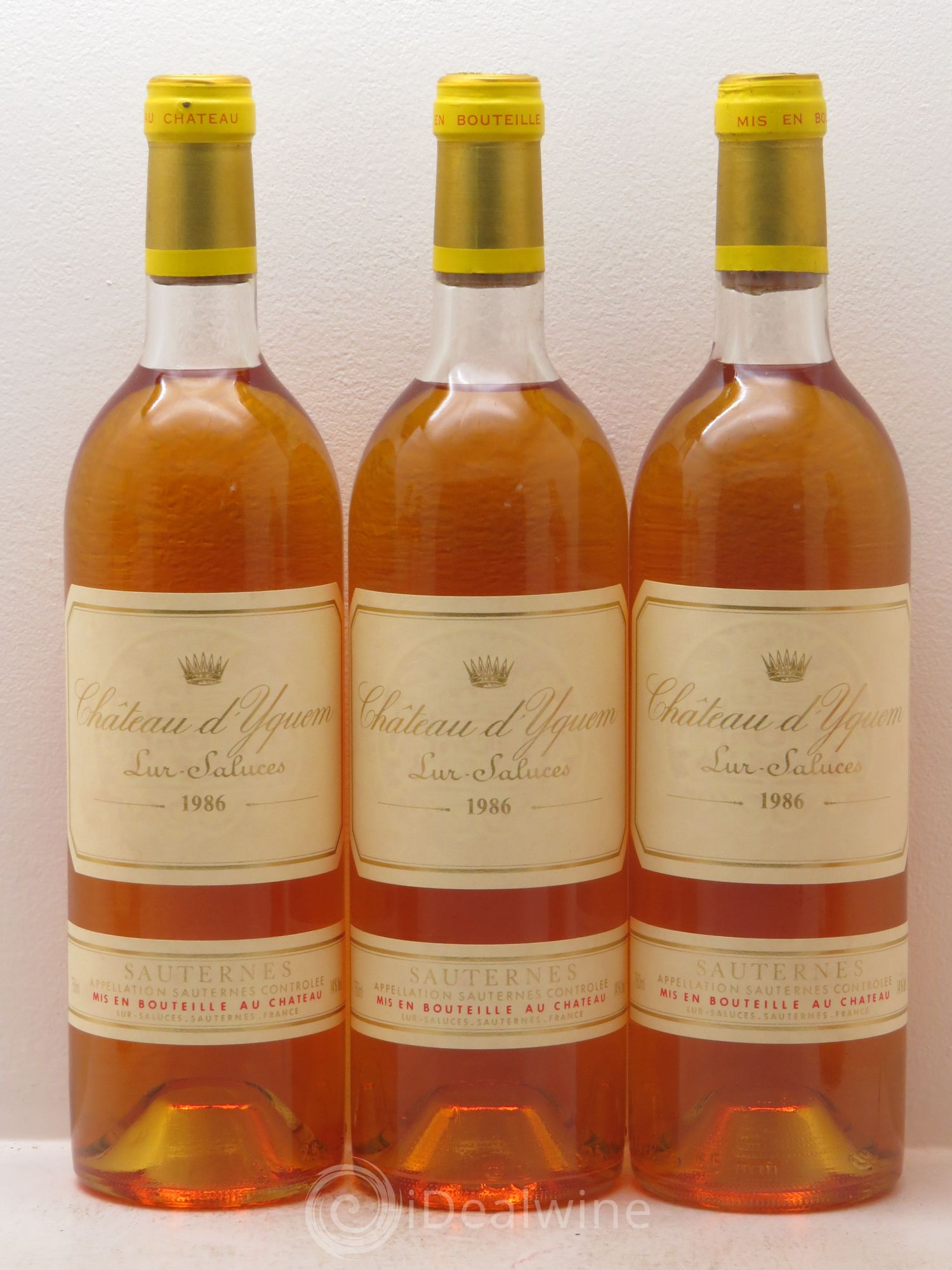 Château d' Yquem 1er Cru Classé Supérieur 1986 - Lotto di 12 bottiglie - 3