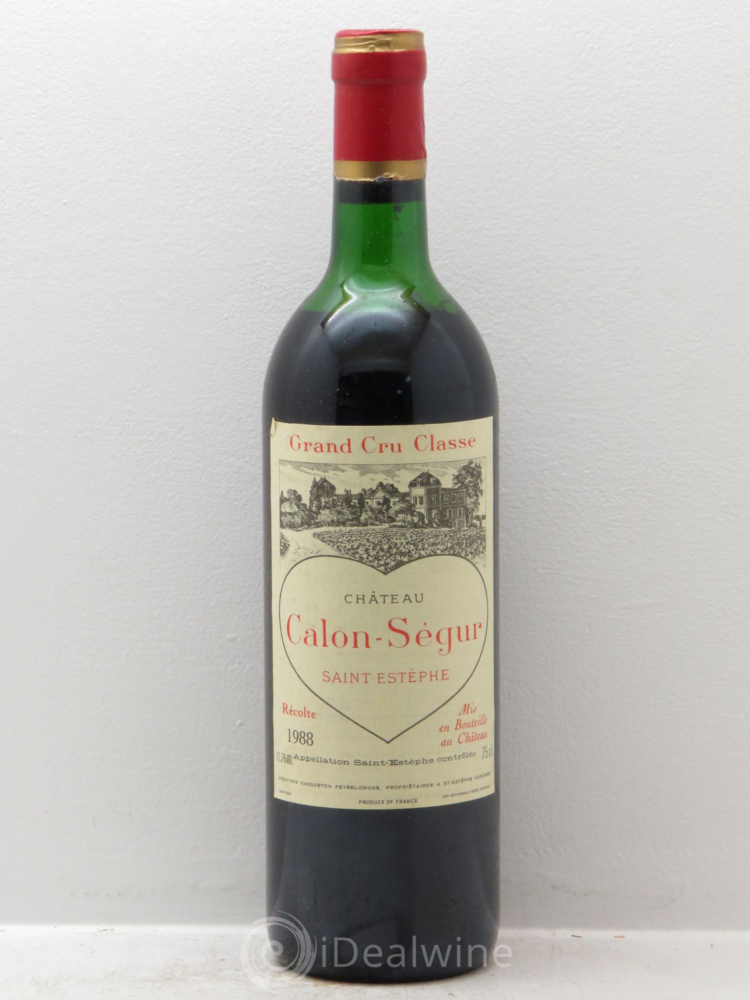 Château Calon Ségur 3ème Grand Cru Classé 1988 - Lot de 12 bouteilles - 0