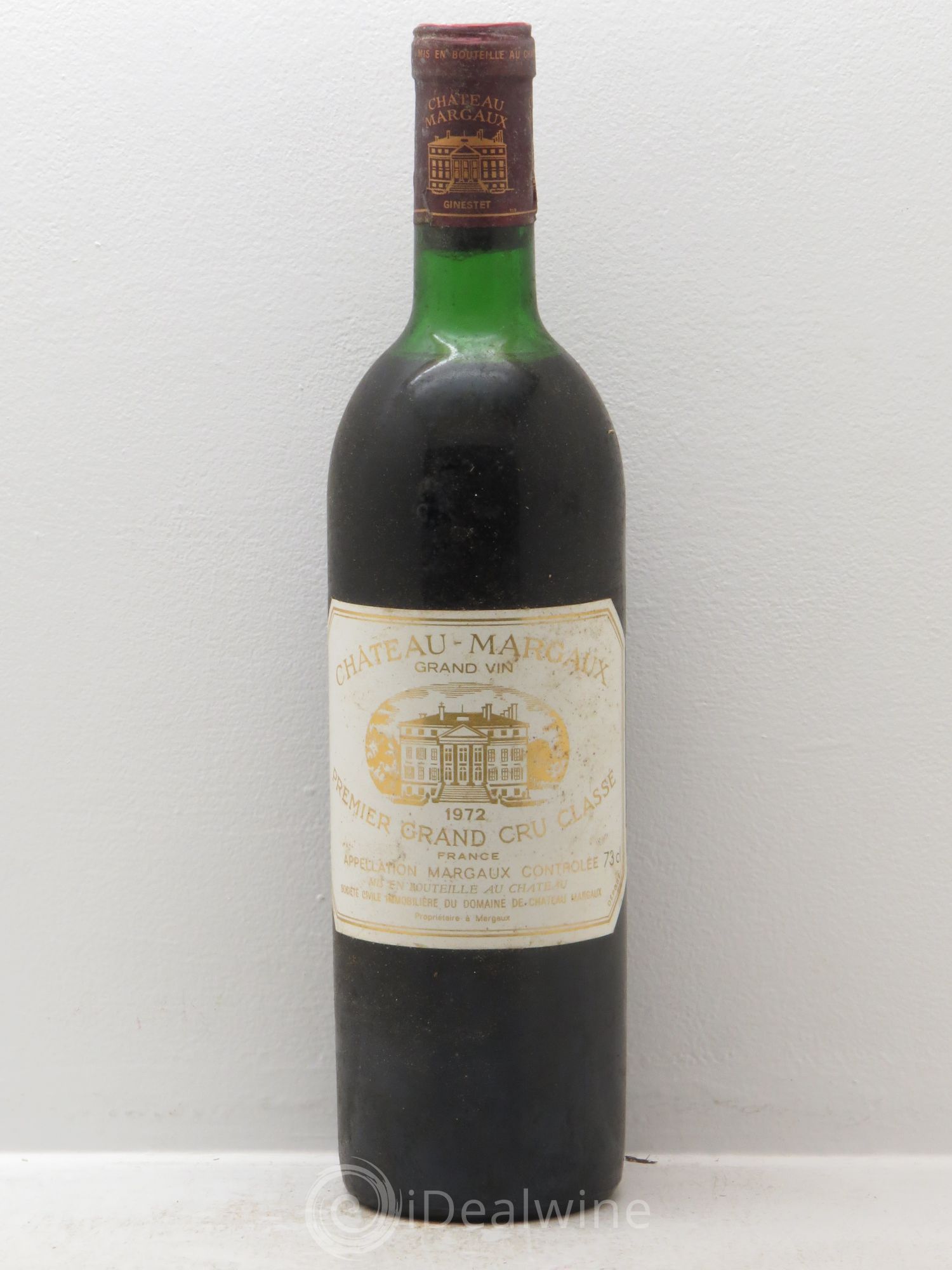 Château Margaux 1er Grand Cru Classé 1972 - Lot de 1 bouteille - 0
