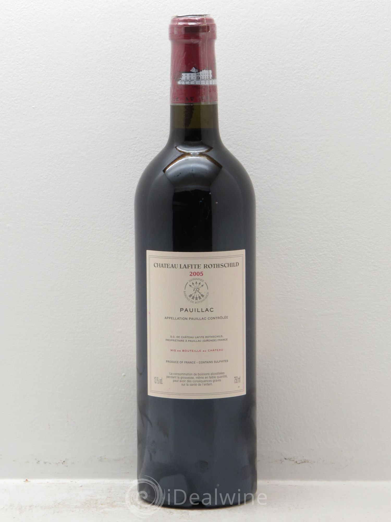 Château Lafite Rothschild 1er Grand Cru Classé 2005 - Lot de 1 bouteille - 1