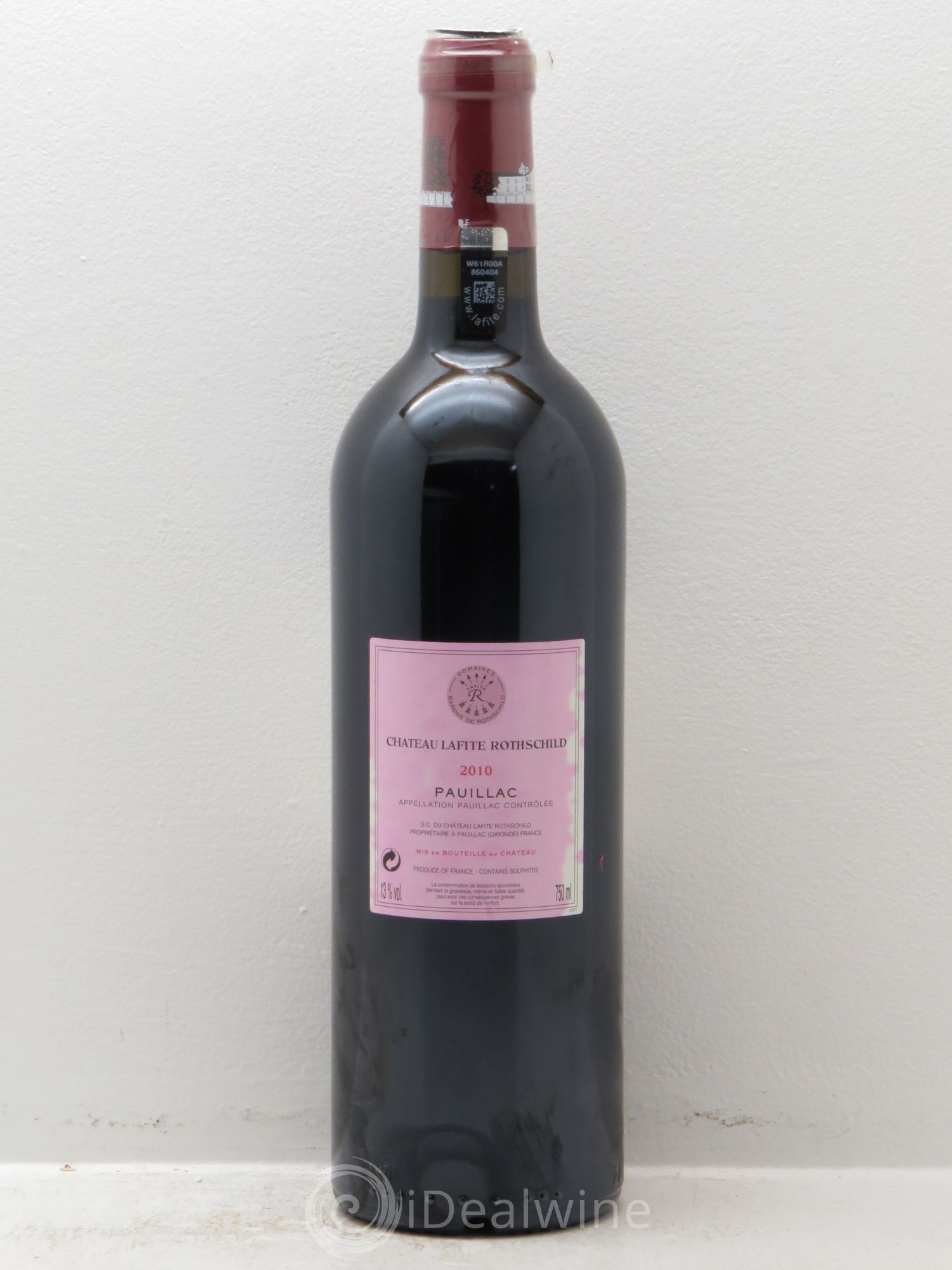 Château Lafite Rothschild 1er Grand Cru Classé 2010 - Lot de 1 bouteille - 1
