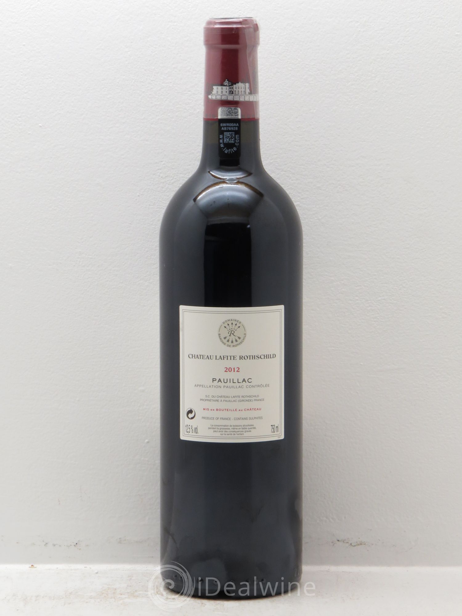 Château Lafite Rothschild 1er Grand Cru Classé 2012 - Lot de 1 bouteille - 1