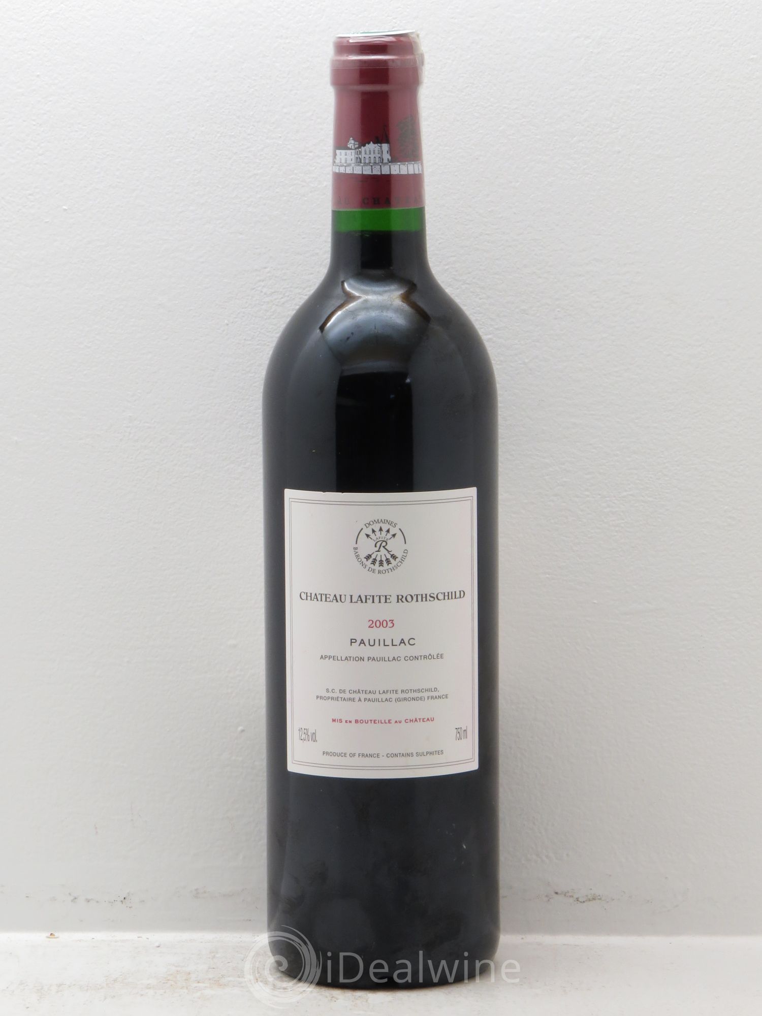 Château Lafite Rothschild 1er Grand Cru Classé 2003 - Lot de 1 bouteille - 1