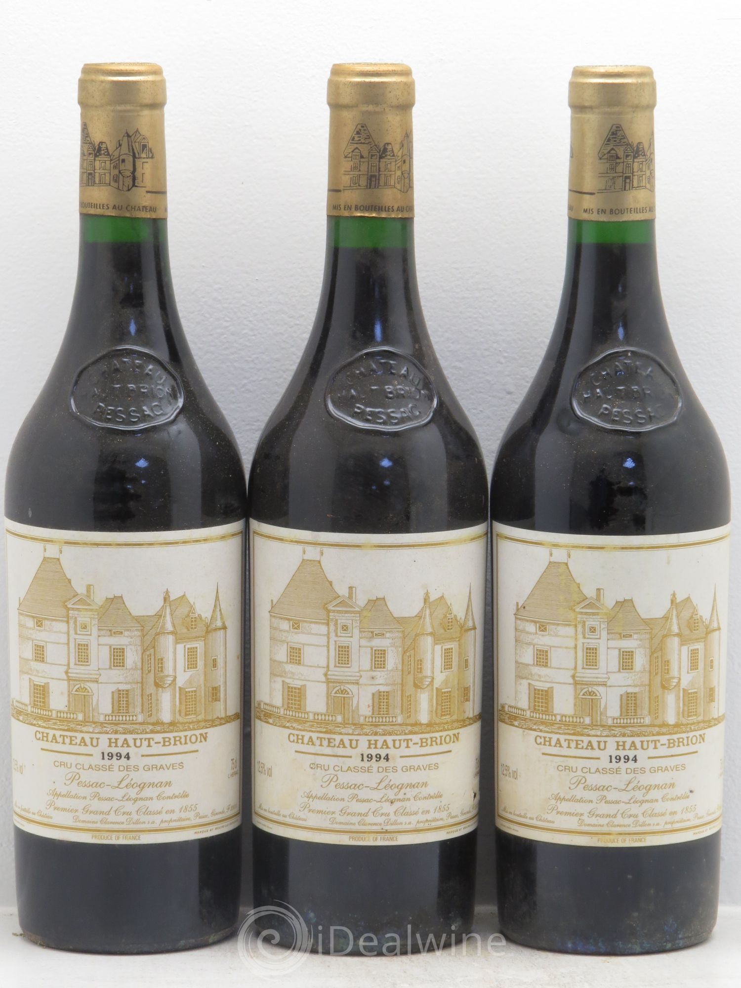 Château Haut Brion 1er Grand Cru Classé 1994 - Lot de 3 bouteilles - 0