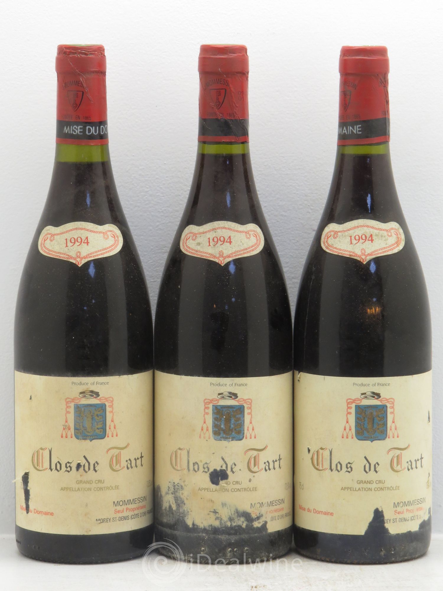 Clos de Tart Grand Cru Clos de Tart 1994 - Lot de 3 bouteilles - 0