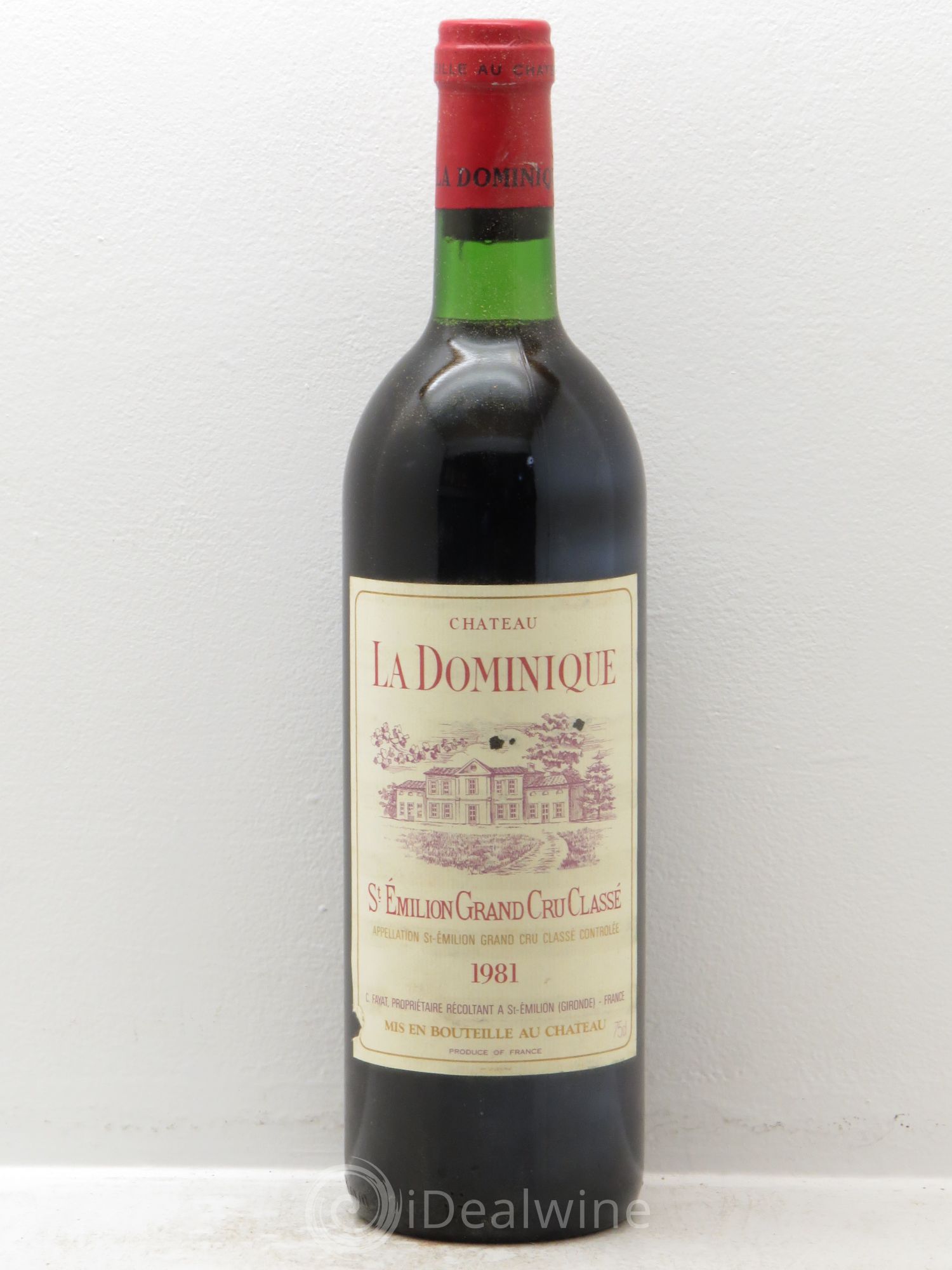 Château la Dominique Grand Cru Classé 1981 - Lot de 12 bouteilles - 0