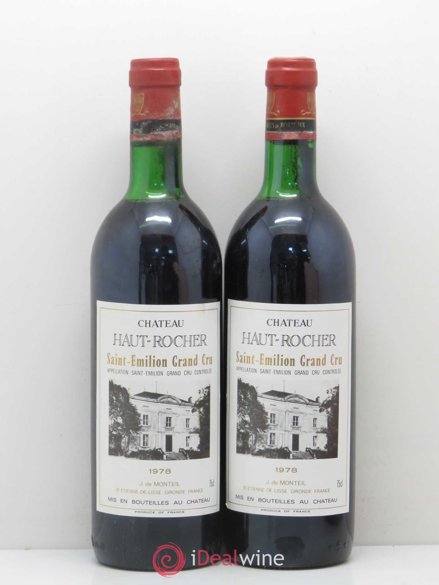 Saint-Émilion Château Haut Rocher (sans prix de réserve) 1978 - Posten von 2 Flaschen - 0