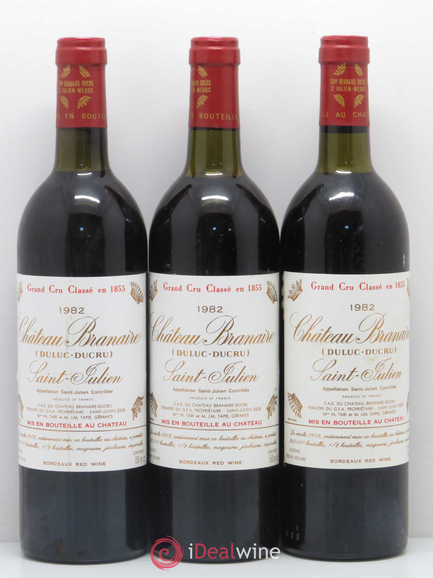 Château Branaire Ducru 4ème Grand Cru Classé 1982 - Lot de 6 bouteilles - 2