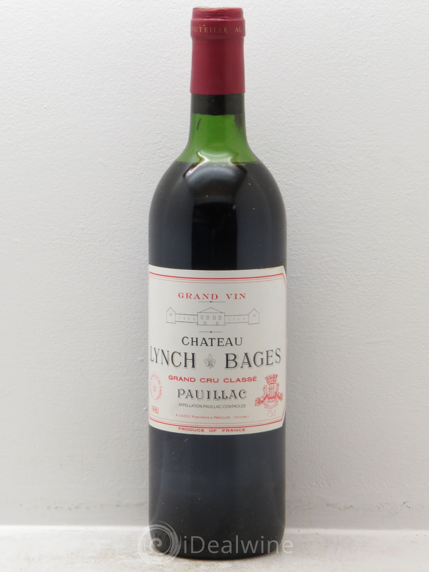Château Lynch Bages 5ème Grand Cru Classé 1981 - Lot de 12 bouteilles - 0