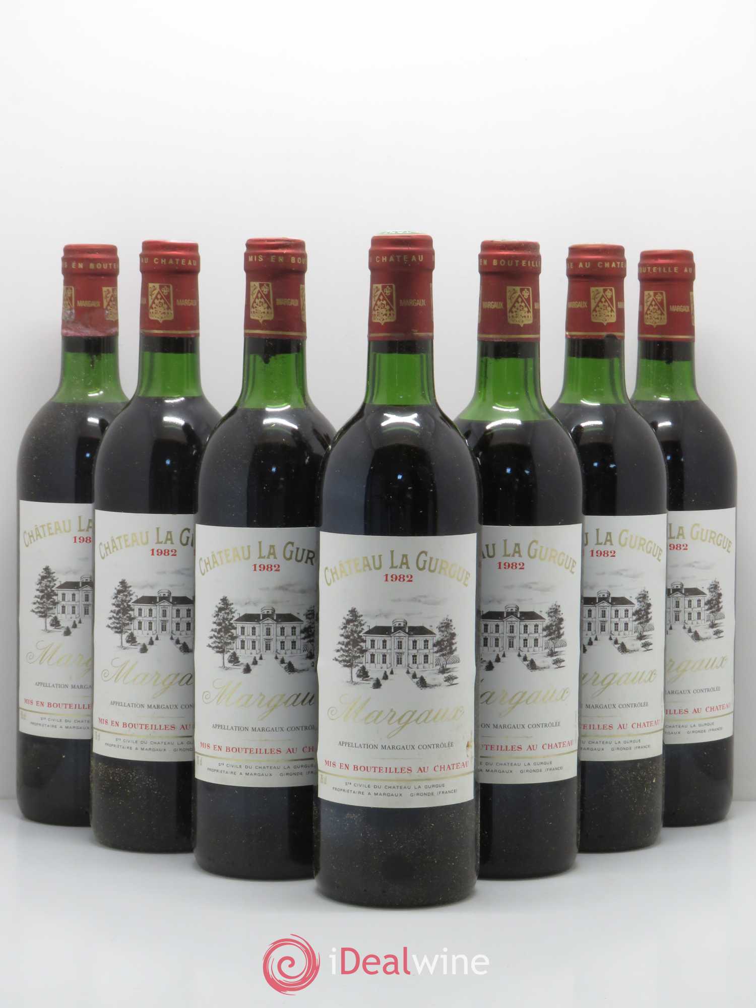 Château la Gurgue Cru Bourgeois 1982 - Lot de 7 bouteilles - 0
