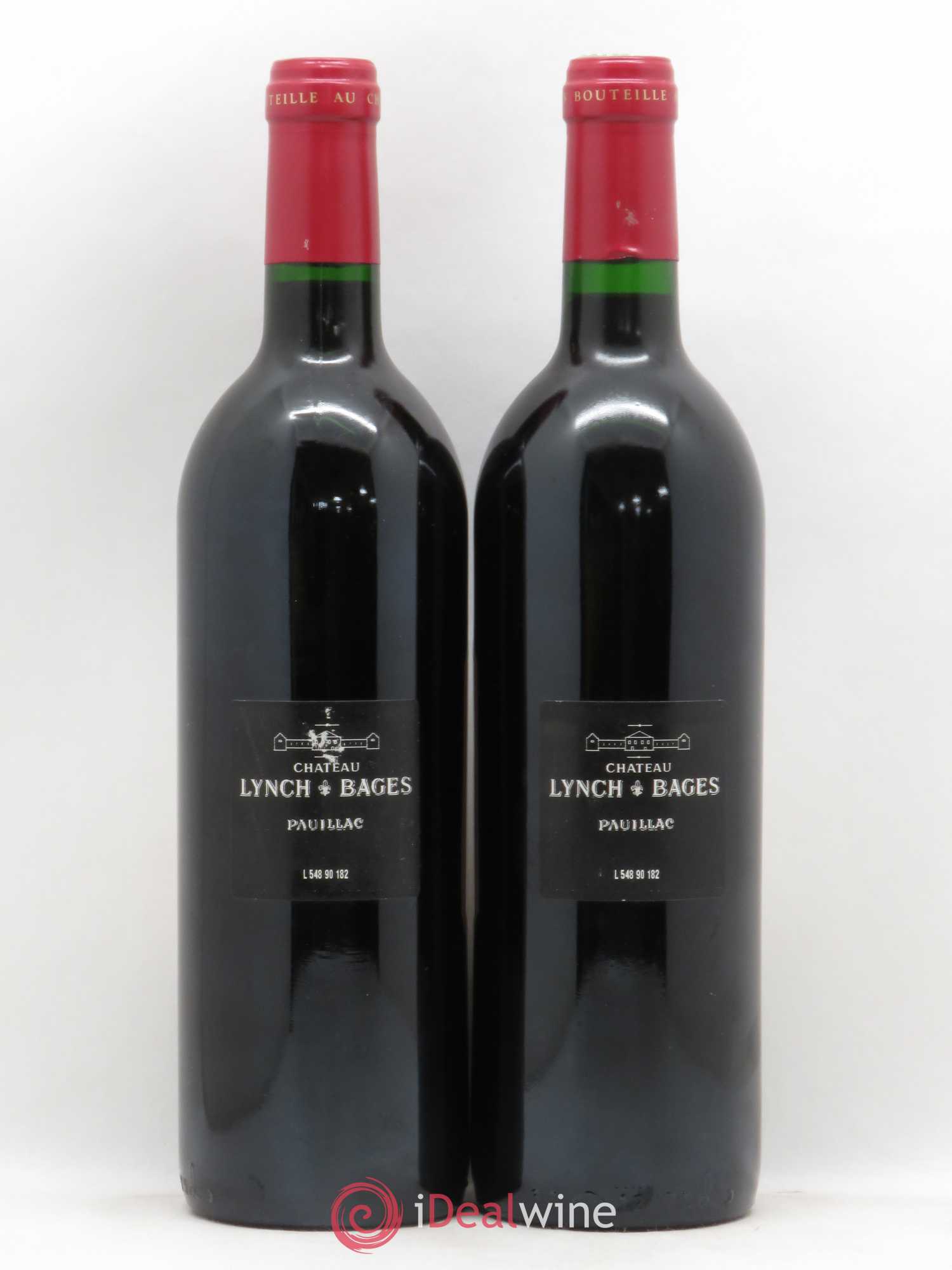 Château Lynch Bages 5ème Grand Cru Classé 1990 - Lot de 2 bouteilles - 1