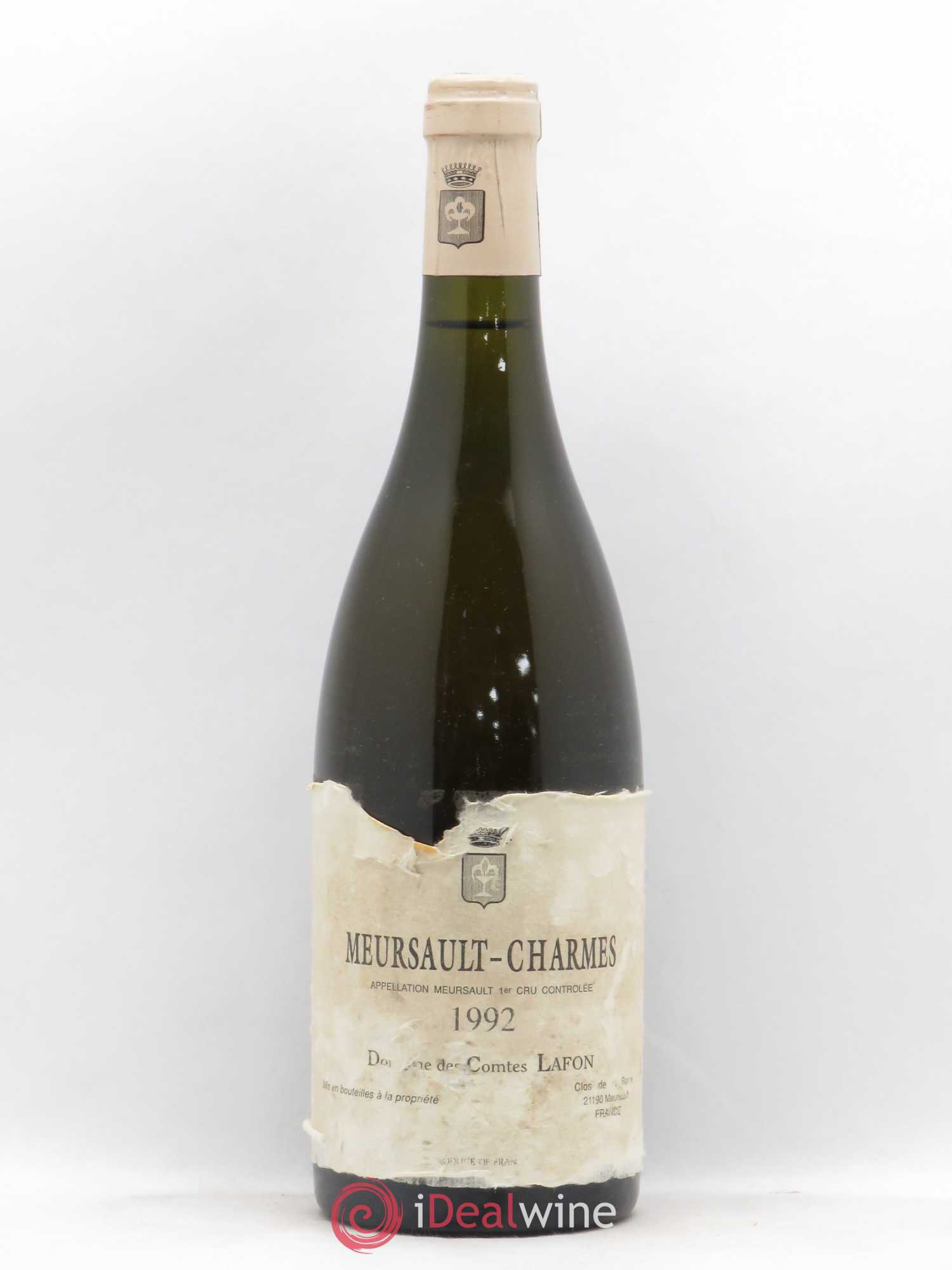 Meursault 1er Cru Charmes Comtes Lafon (Domaine des) 1992 - Lot de 1 bouteille - 0
