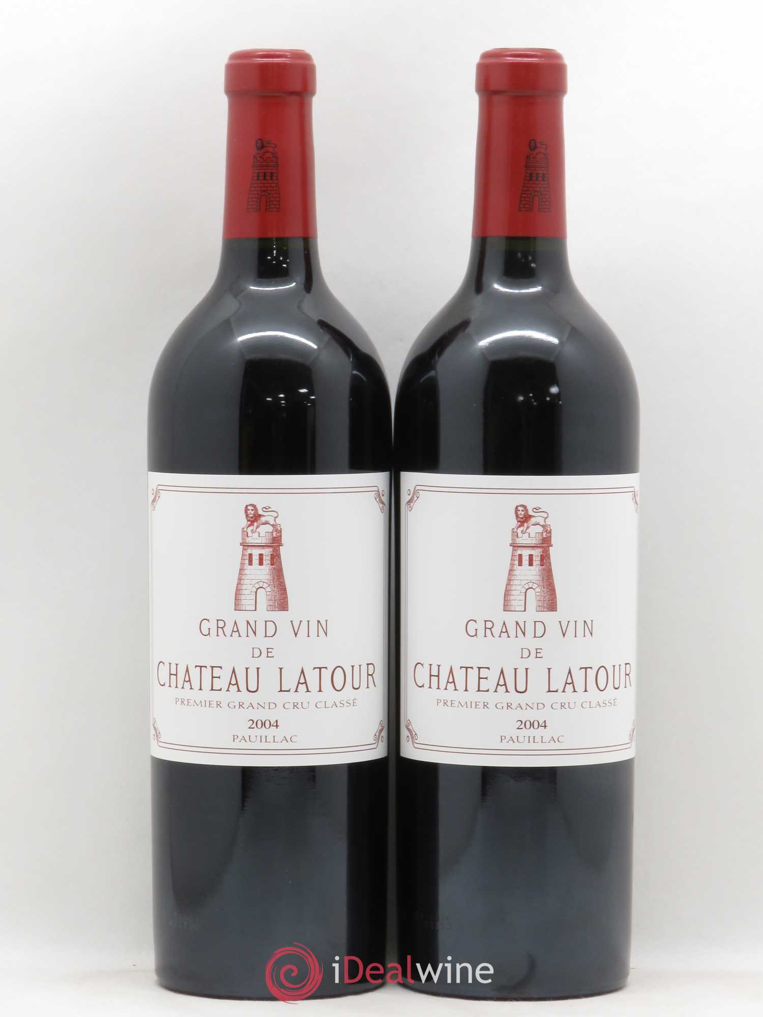 Château Latour 1er Grand Cru Classé 2004 - Lot de 2 bouteilles - 0