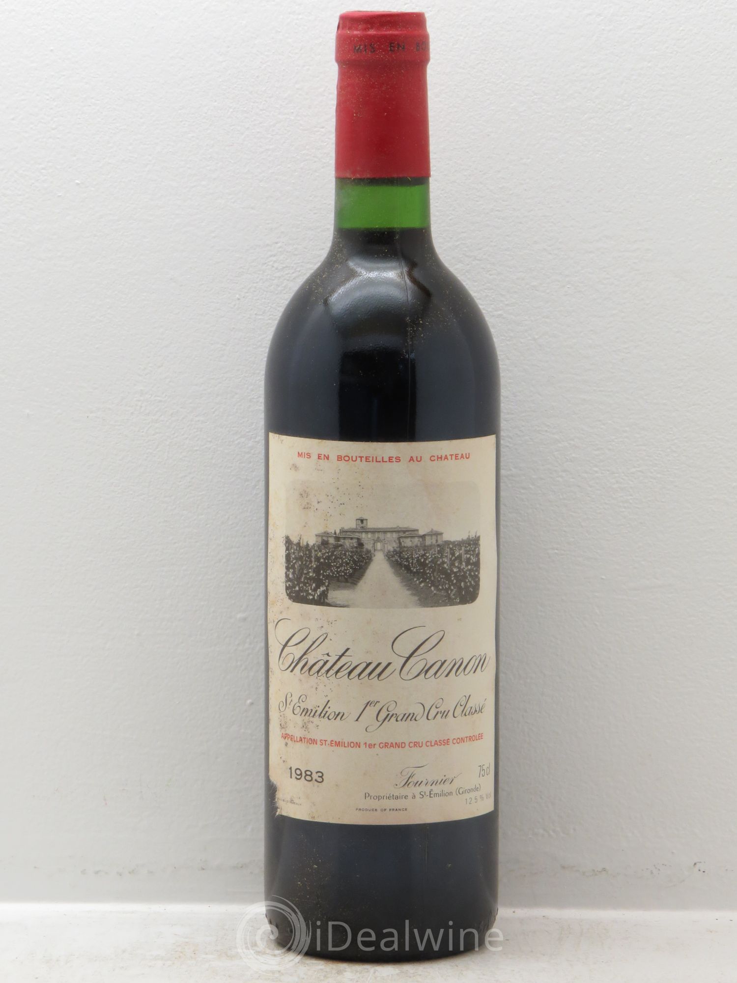 Château Canon 1er Grand Cru Classé B 1983 - Lot de 12 bouteilles - 0